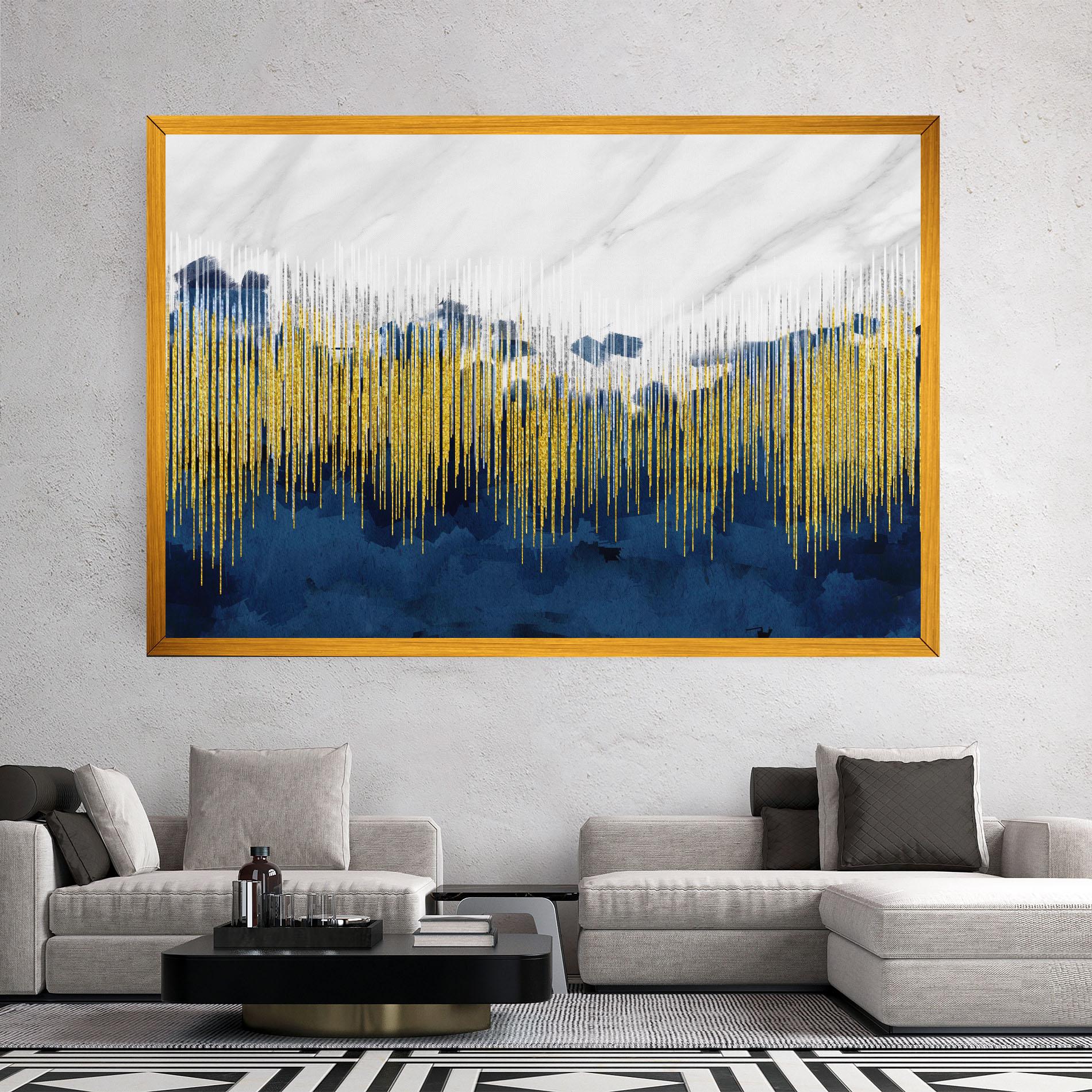 Vászonkép Abstract Marble Art mockup 2