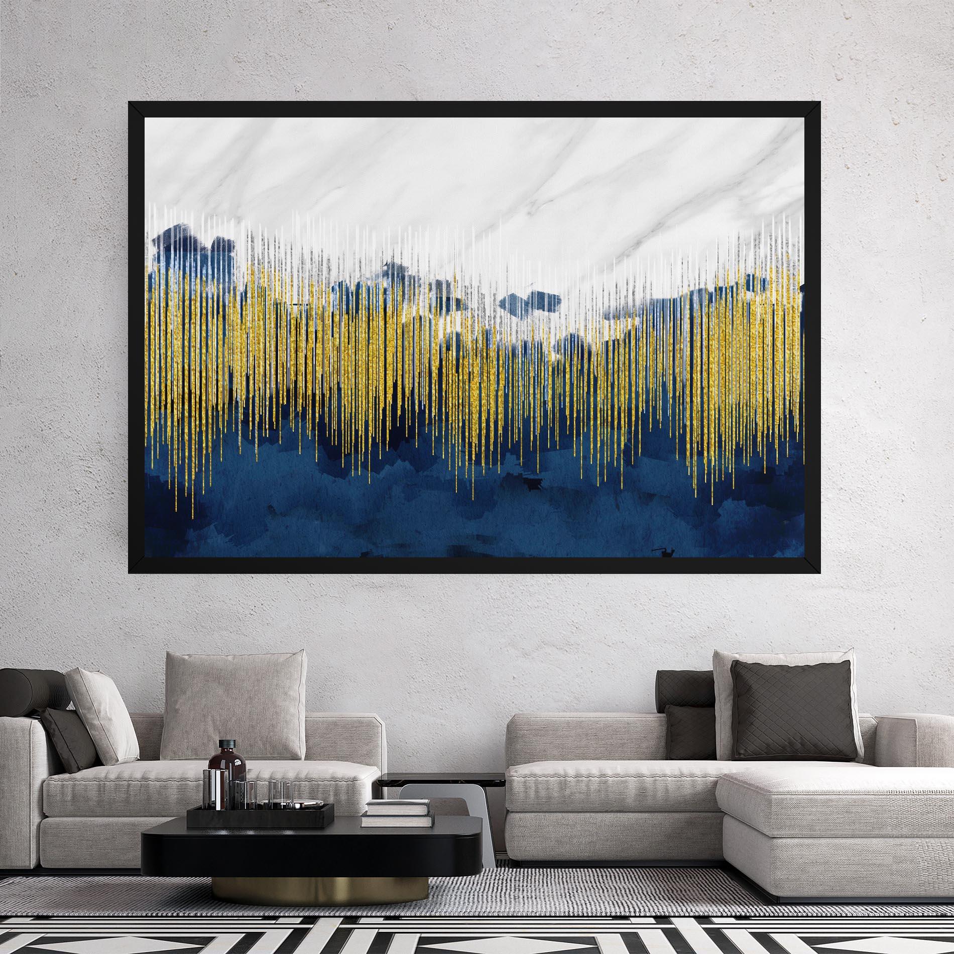 Vászonkép Abstract Marble Art mockup 2