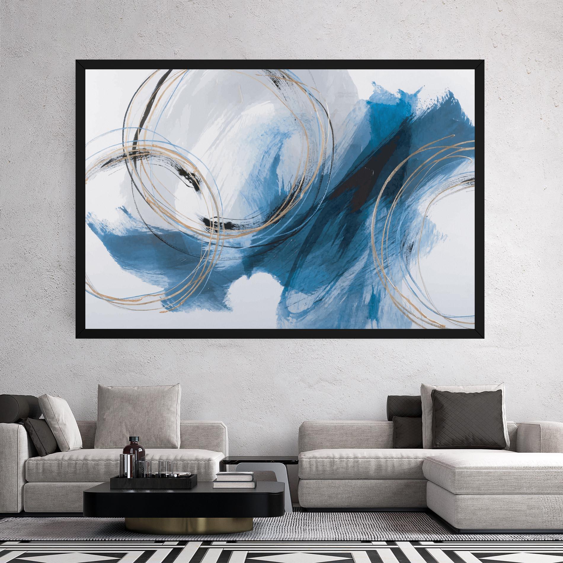 Vászonkép Beautiful Abstract Painting mockup 2