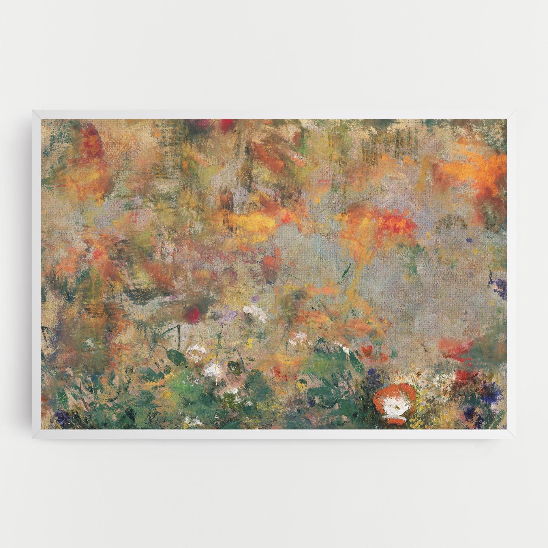 Vászonkép Abstract Flowers mockup 0