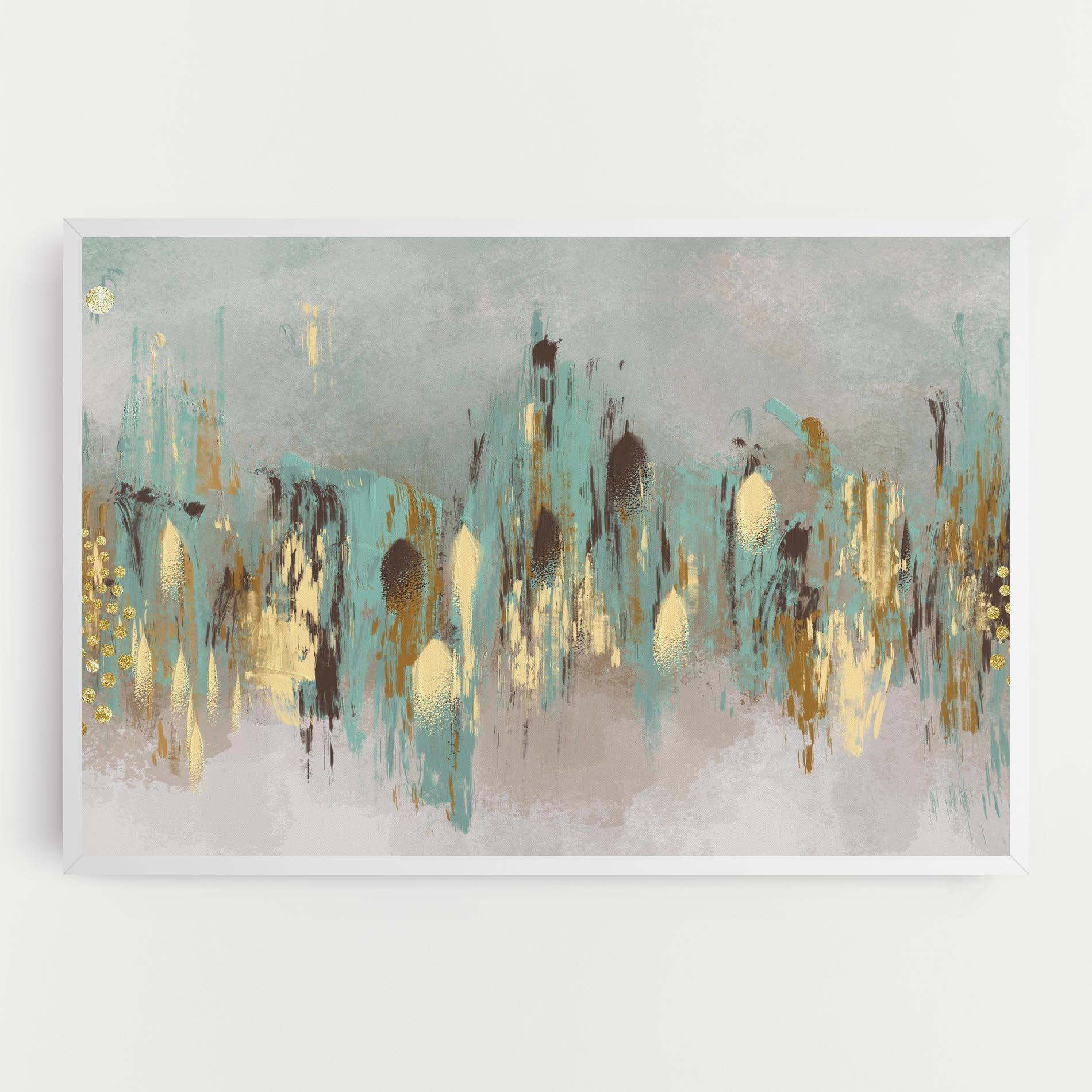 Vászonkép Gold Spiral Points mockup 0