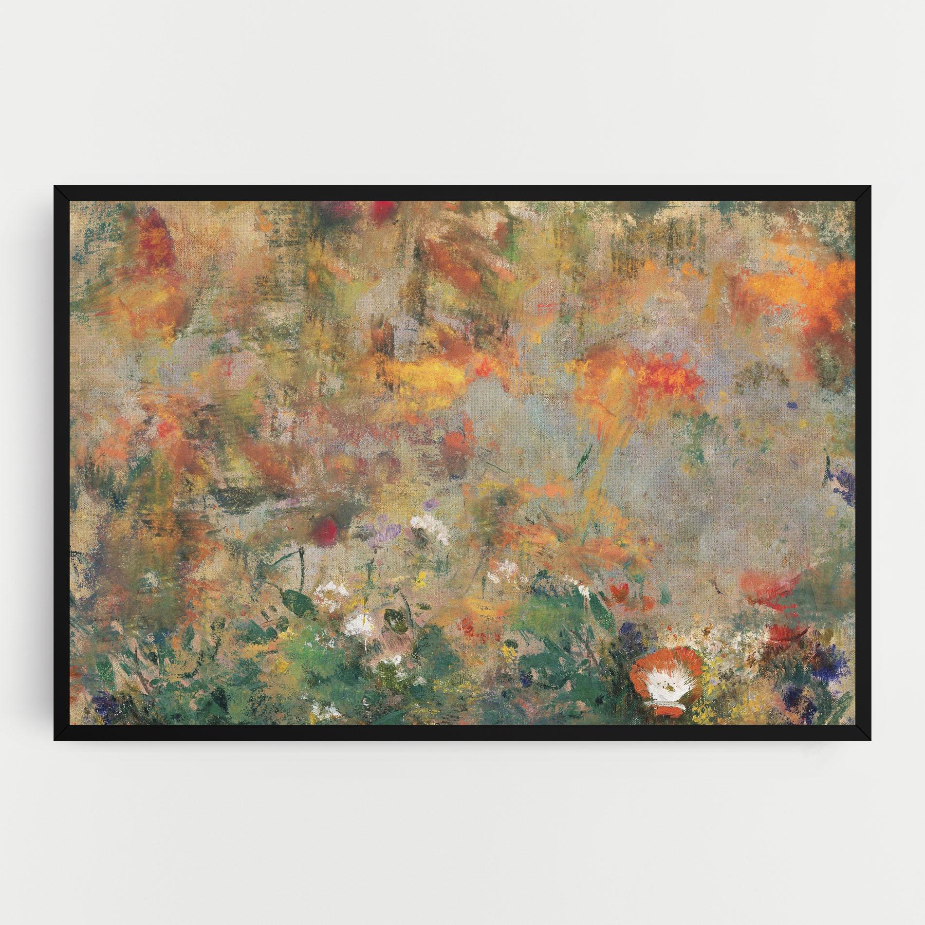 Vászonkép Abstract Flowers mockup 0