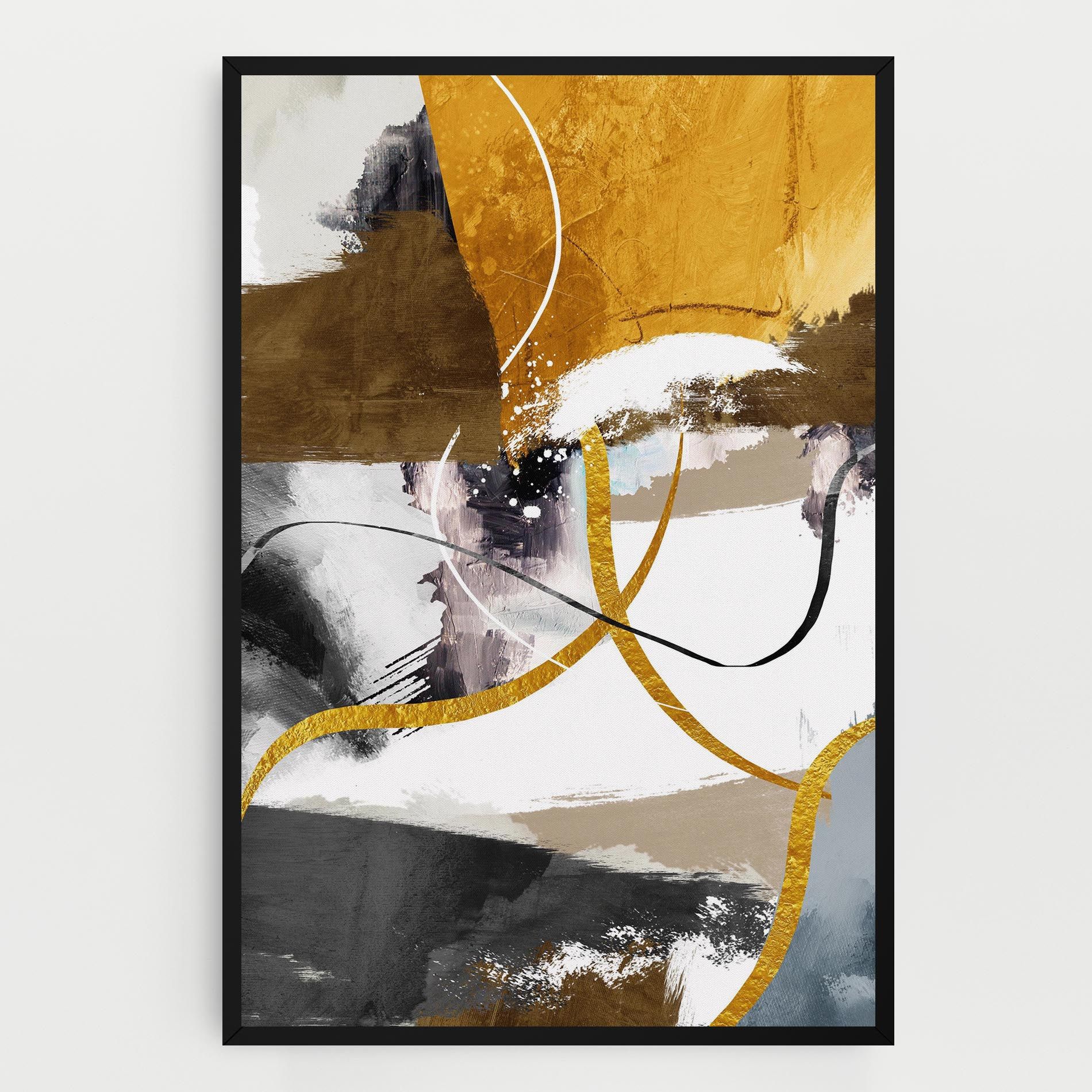 Chaotic Golden Painting mockup 0