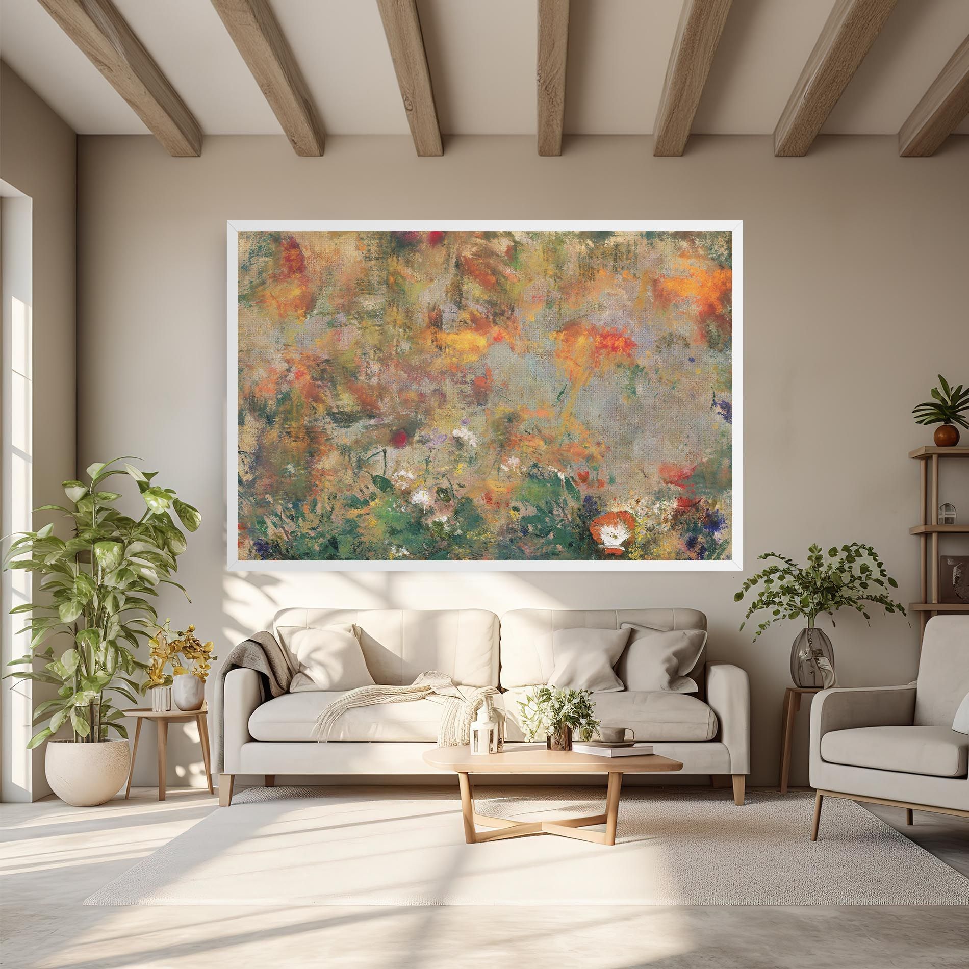 Abstract Flowers mockup 6