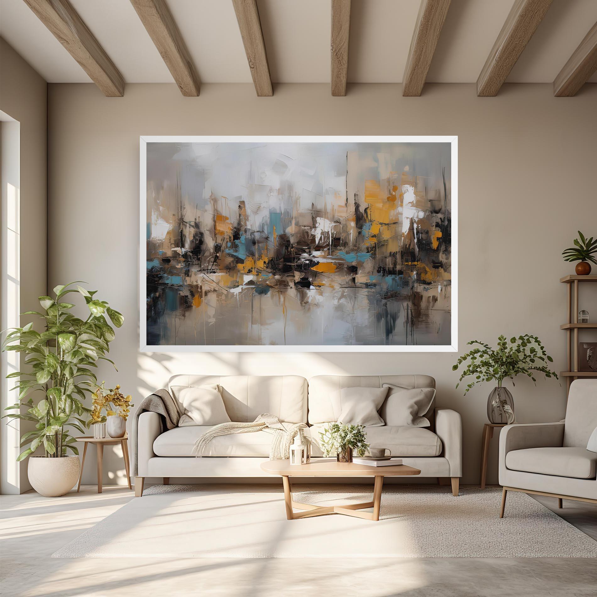 Vászonkép Abstract Los Angeles mockup 6