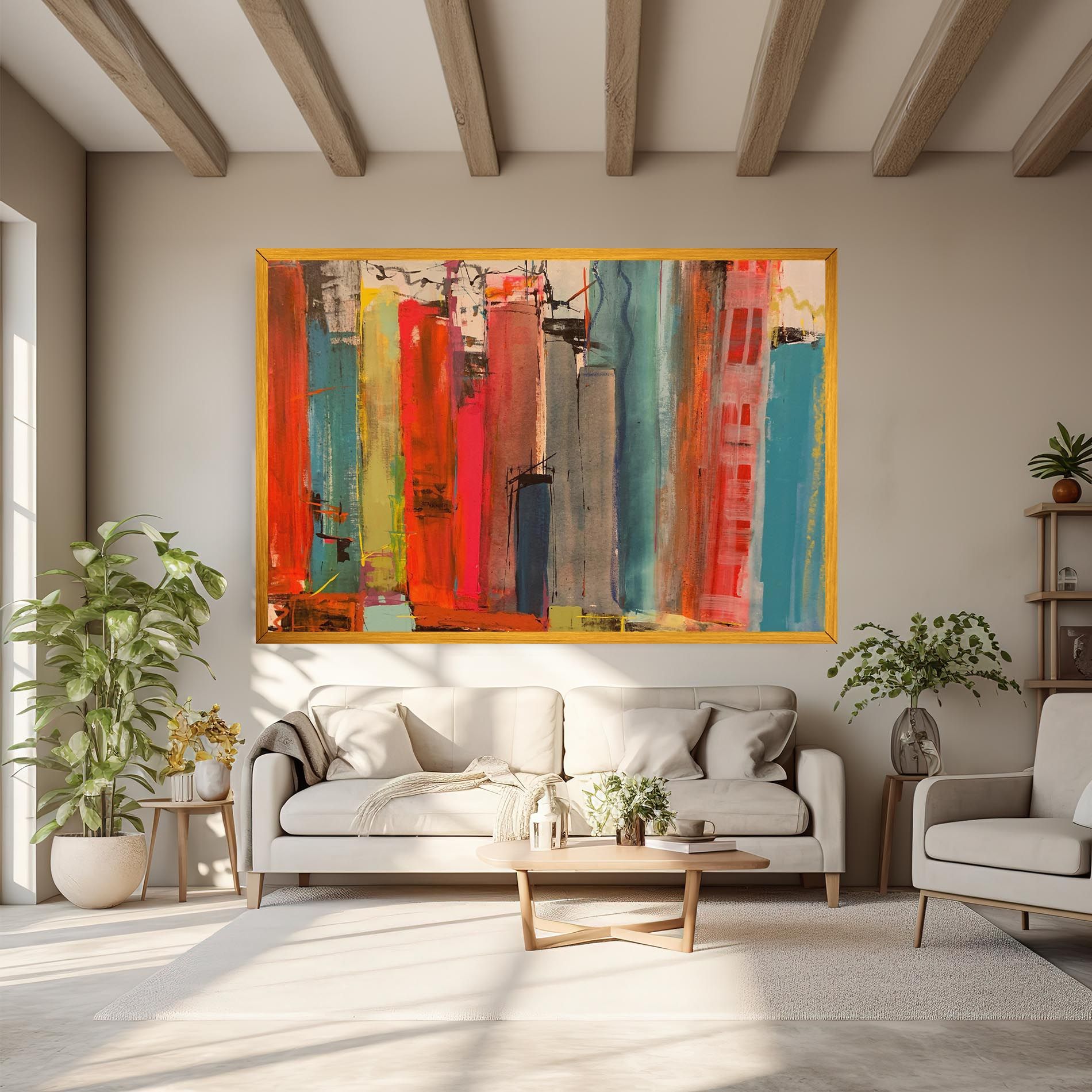 Abstract Buildings mockup 6