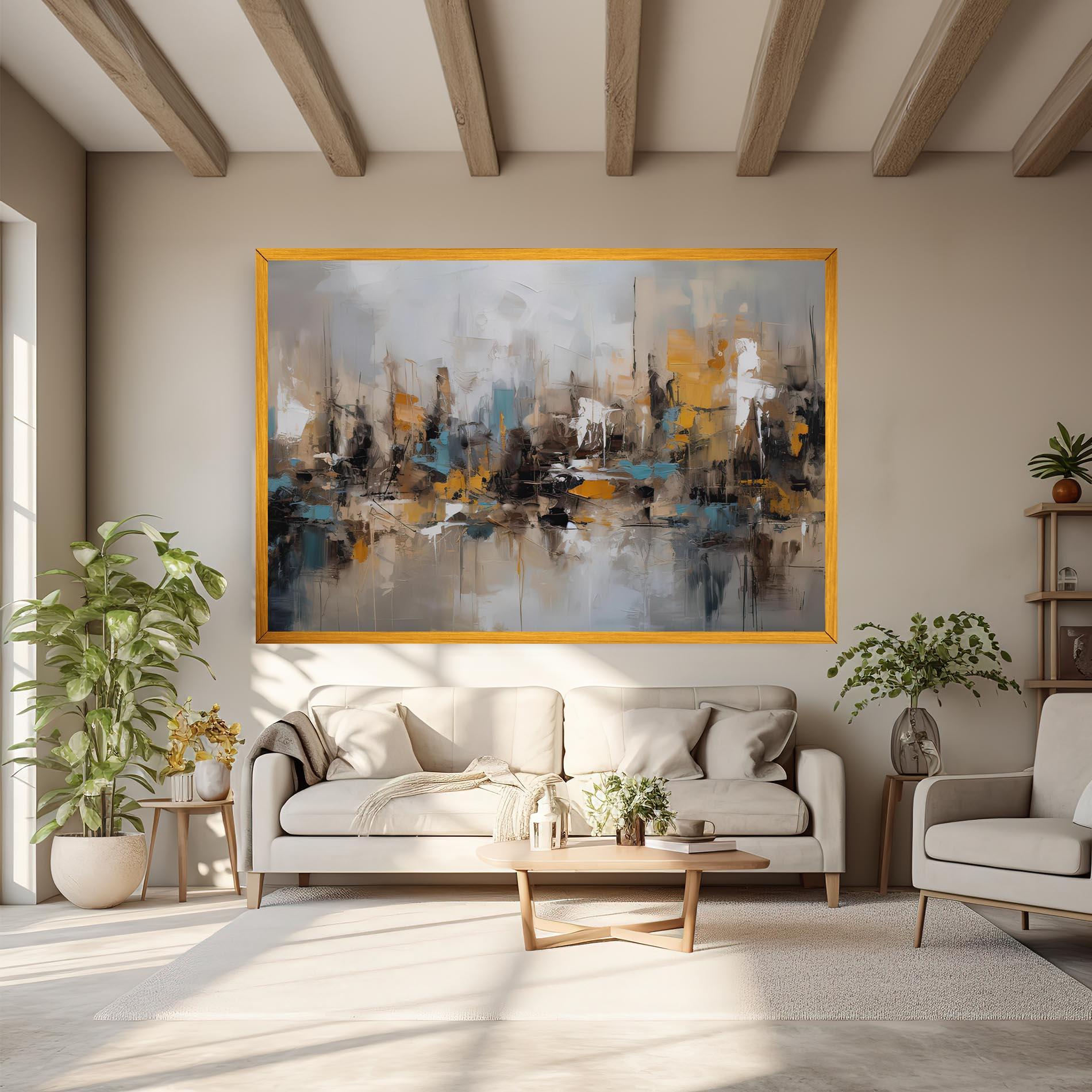 Vászonkép Abstract Los Angeles mockup 6