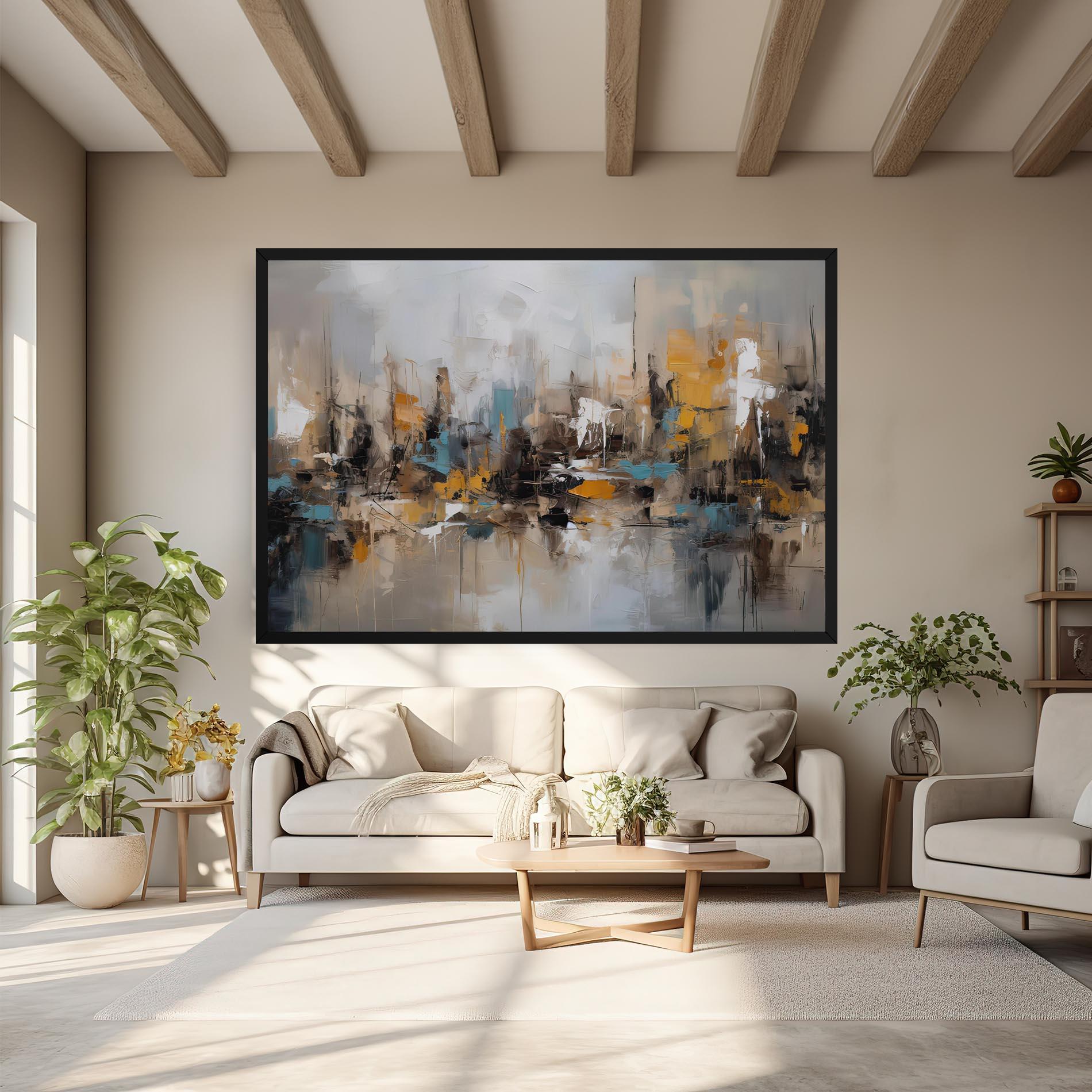 Vászonkép Abstract Los Angeles mockup 6