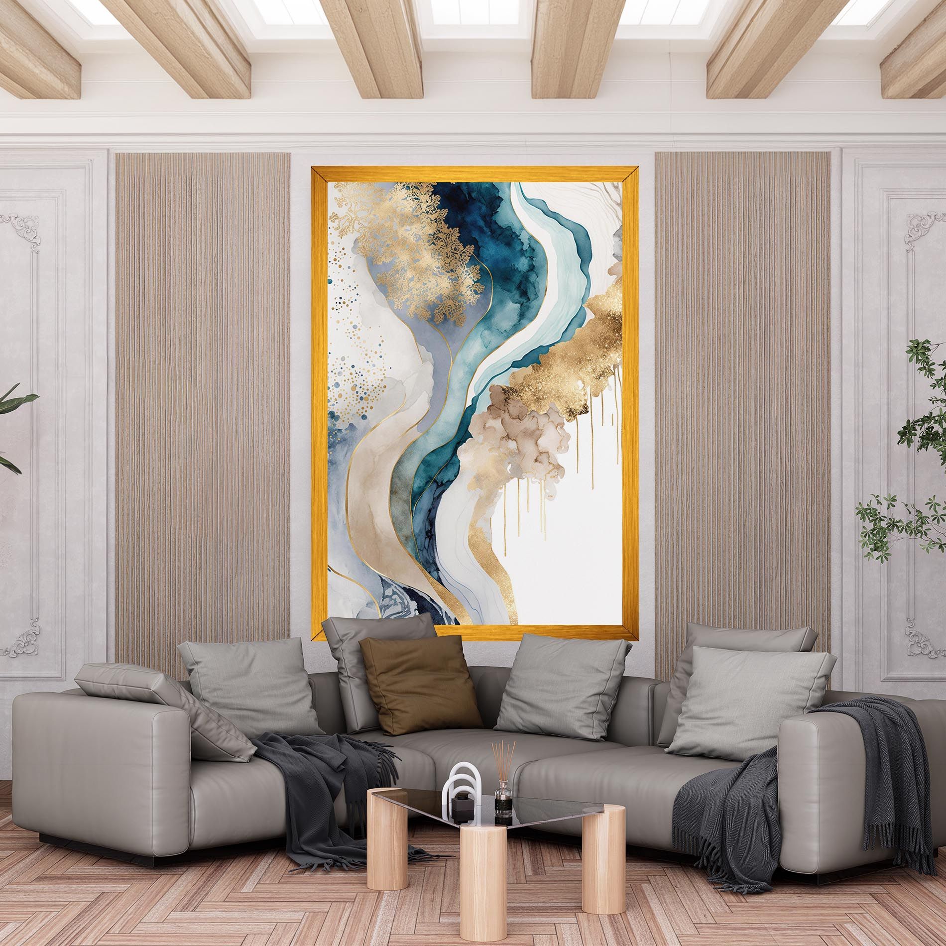 Light Blue Waves mockup 6