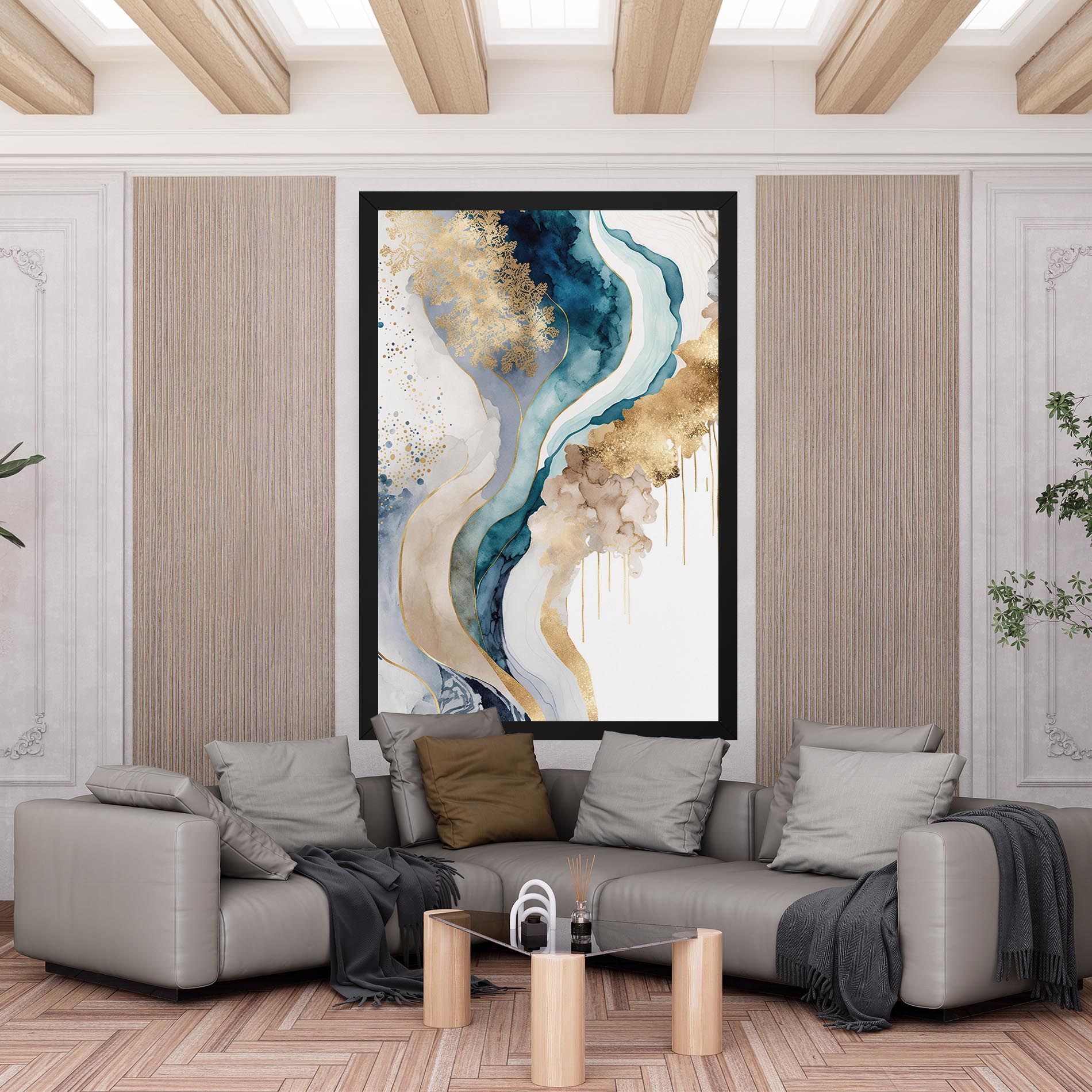 Light Blue Waves mockup 6