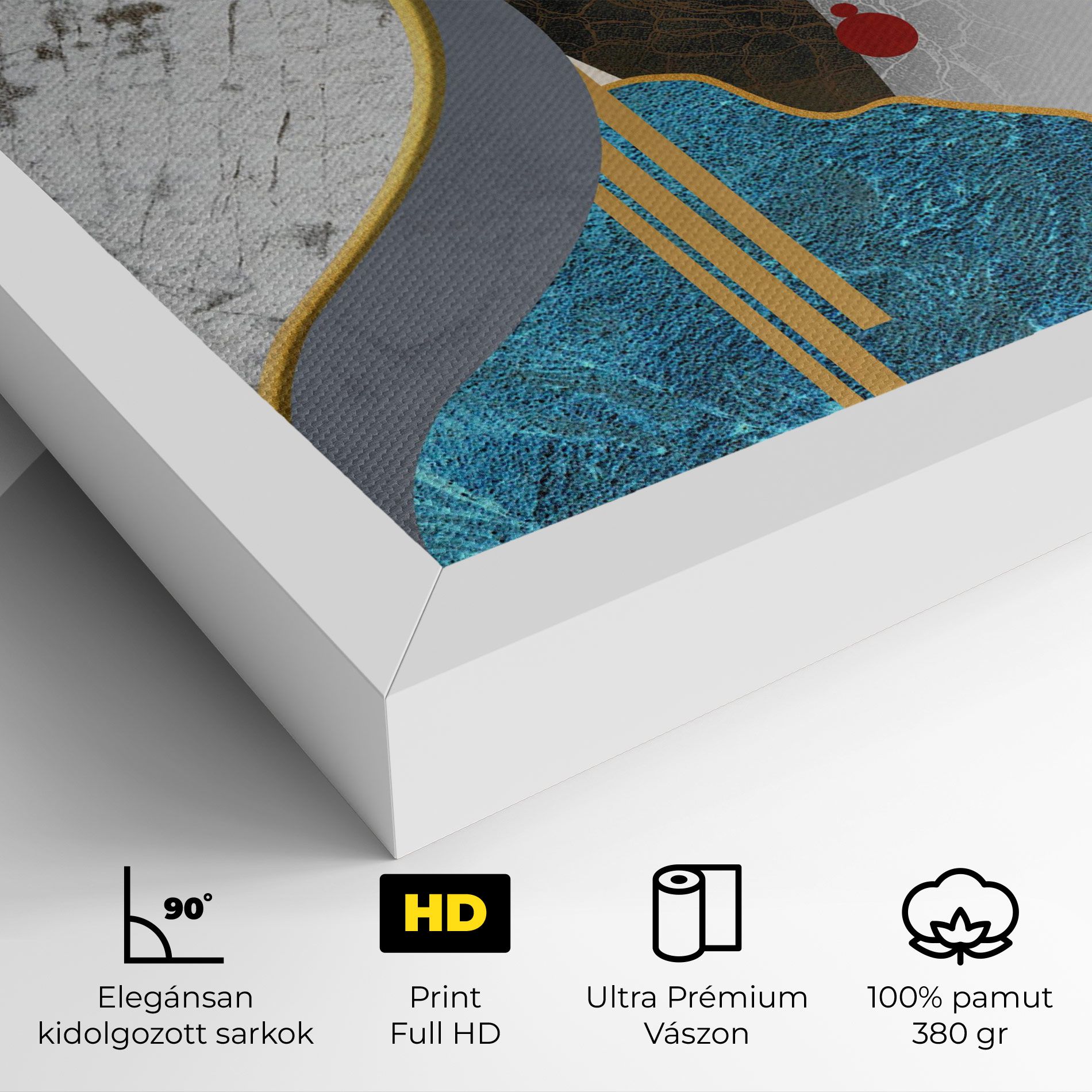 Abstract Blue Face mockup 4