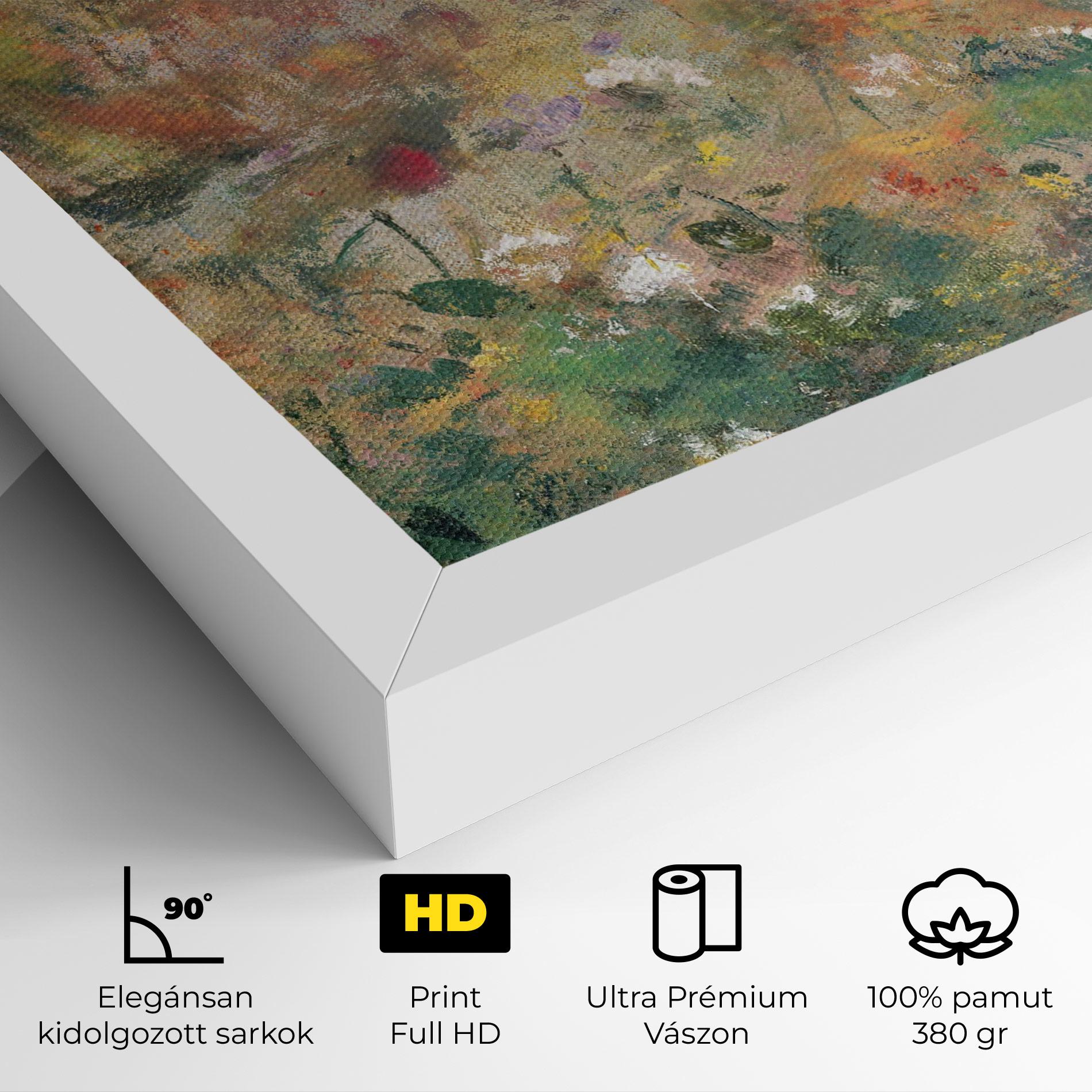 Vászonkép Abstract Flowers mockup 4