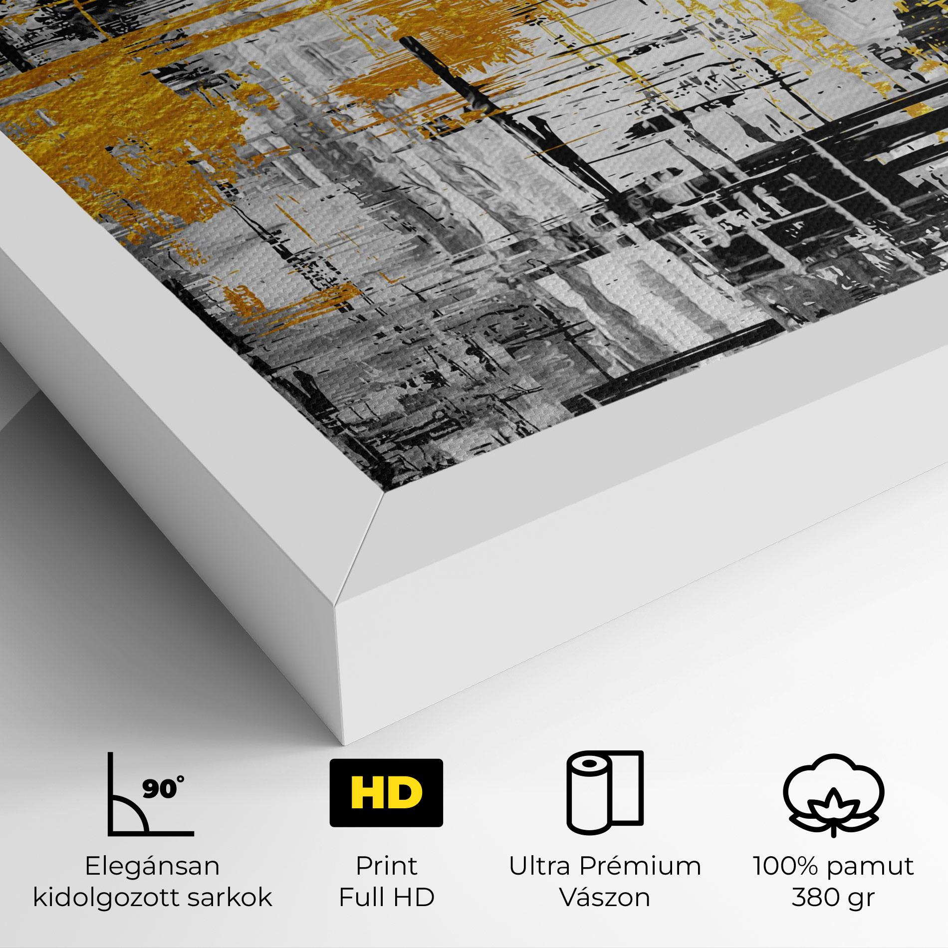 Vászonkép Abstract Mix Color mockup 4