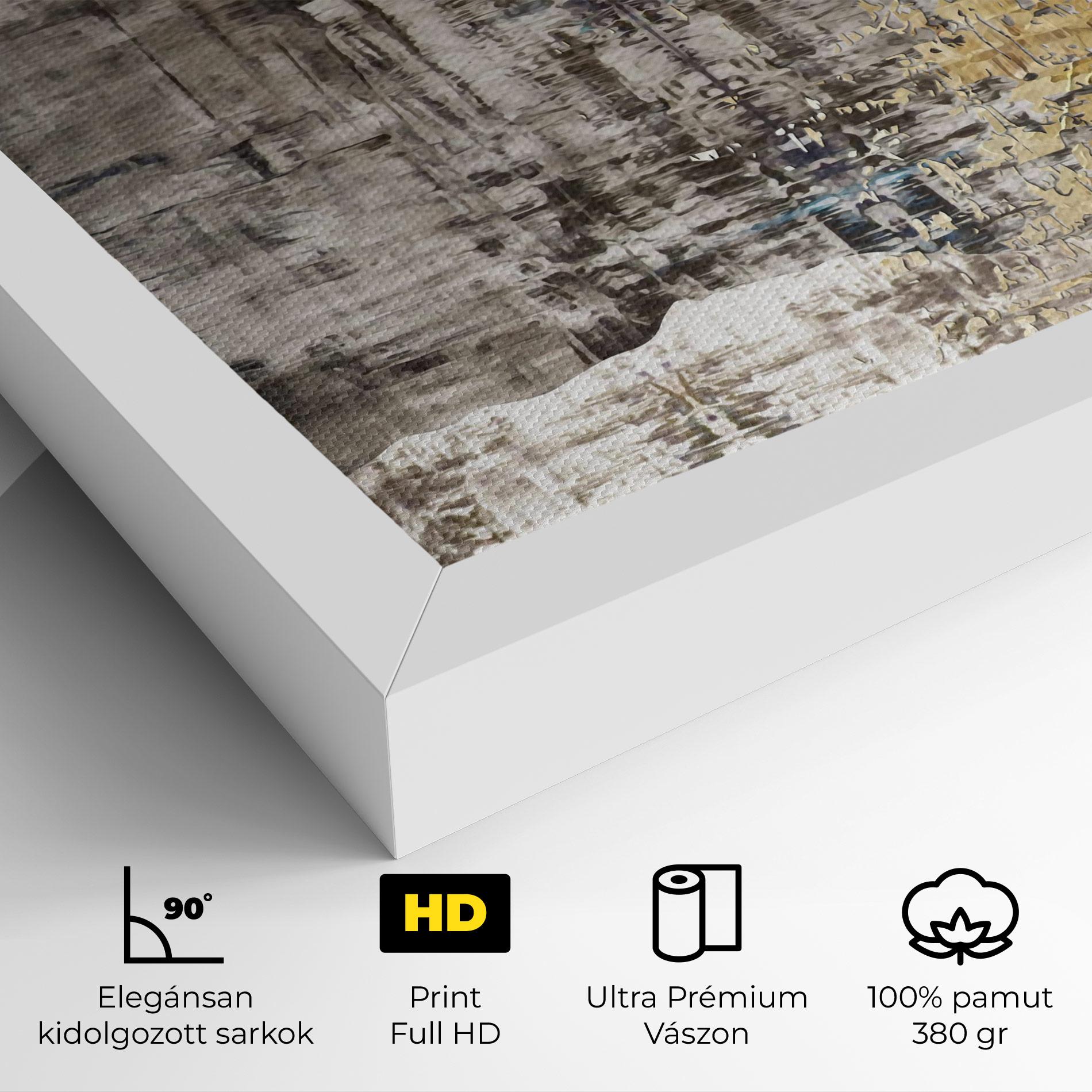 Vászonkép Gold Oil Paint mockup 4