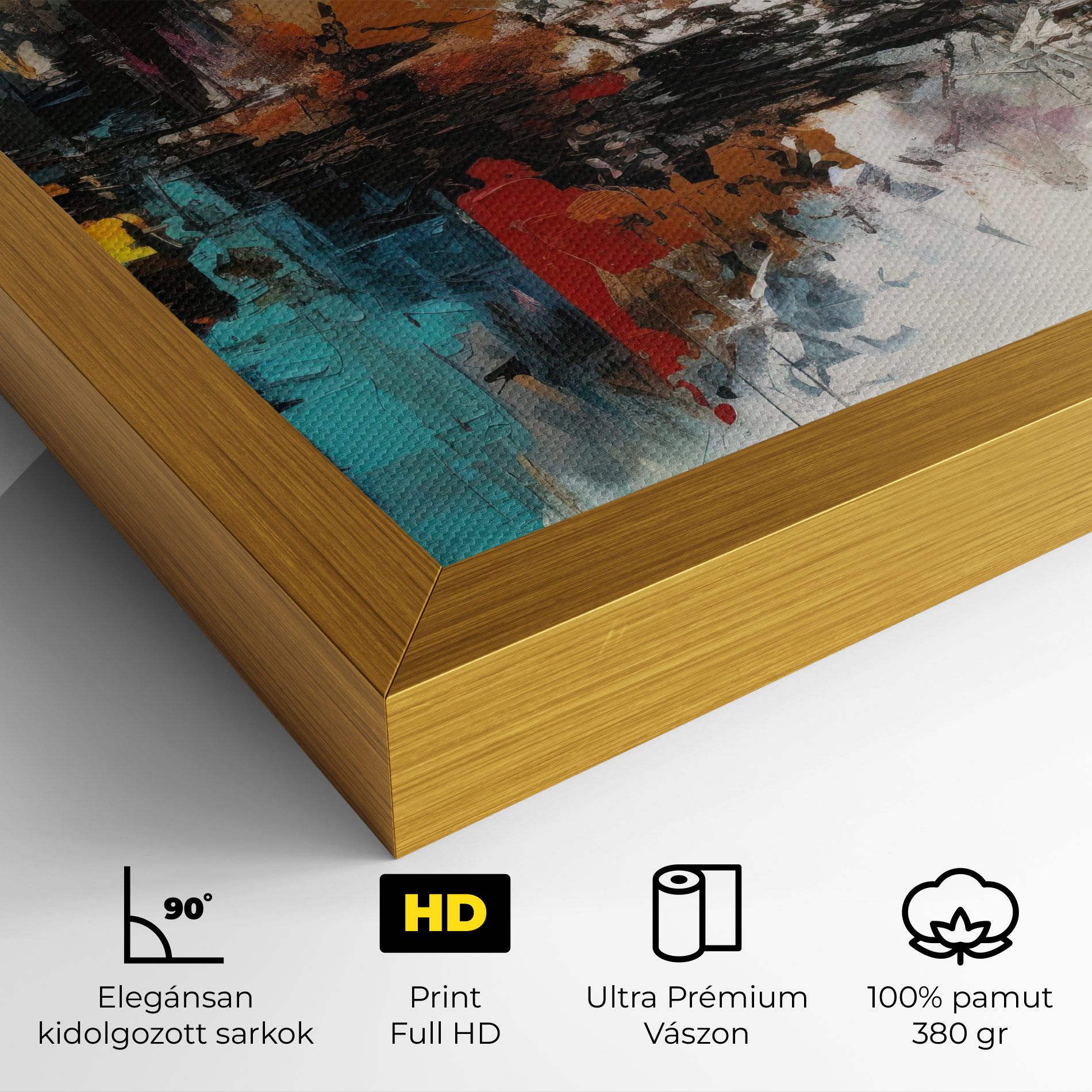 Abstract City Painting mockup 4