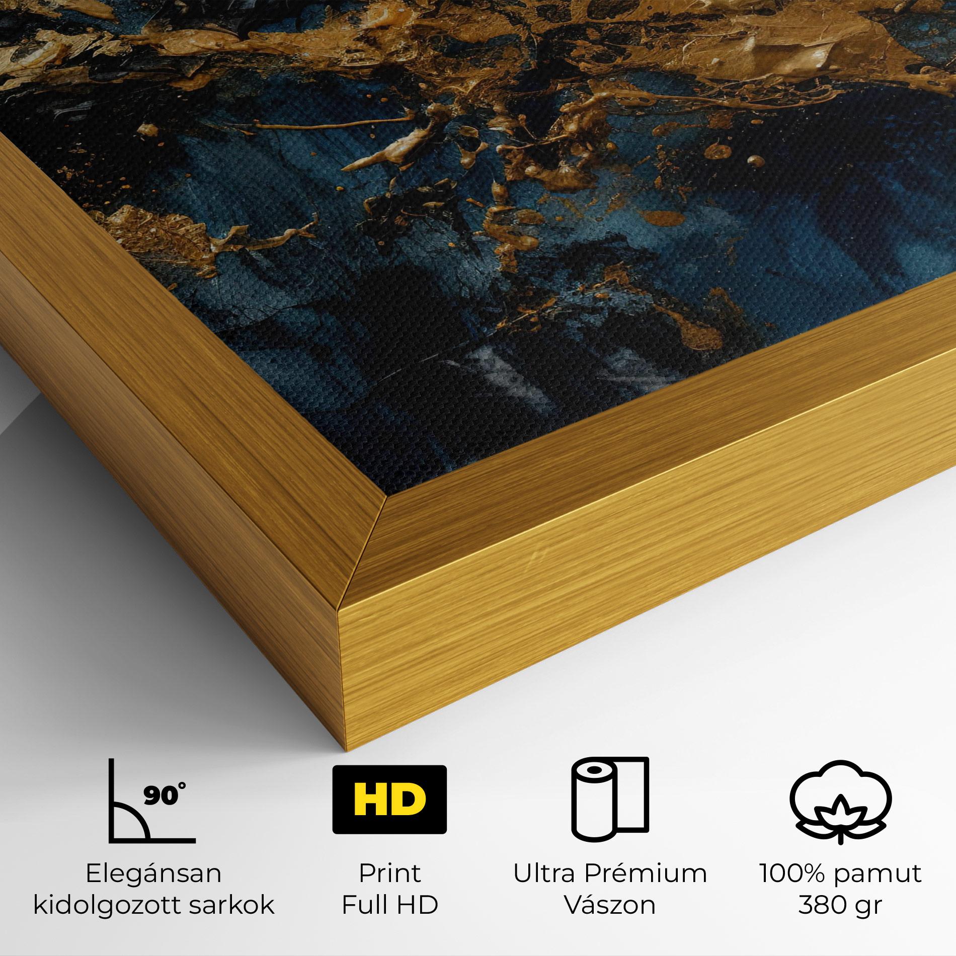 Vászonkép Gold Explosion mockup 4