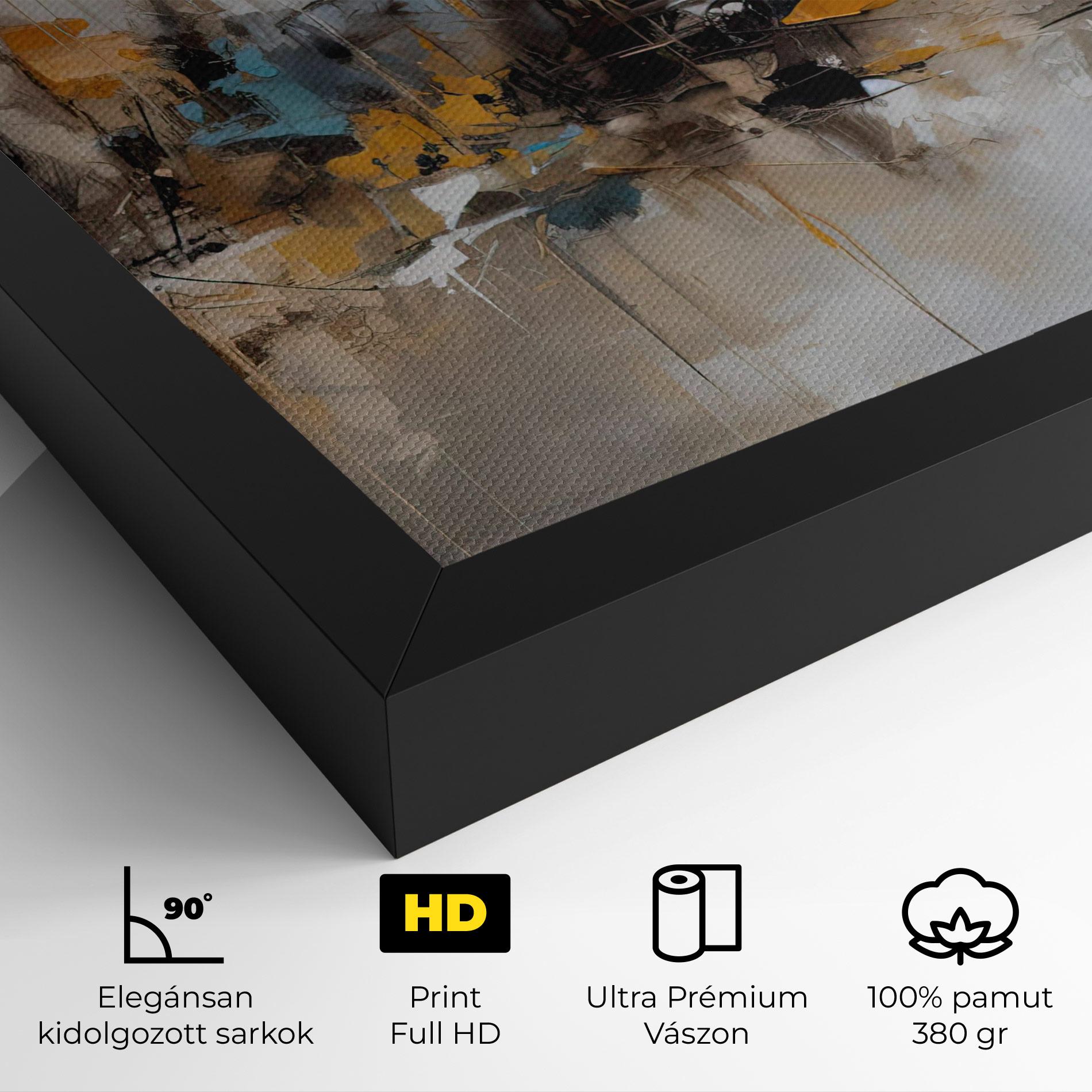 Vászonkép Abstract Los Angeles mockup 4