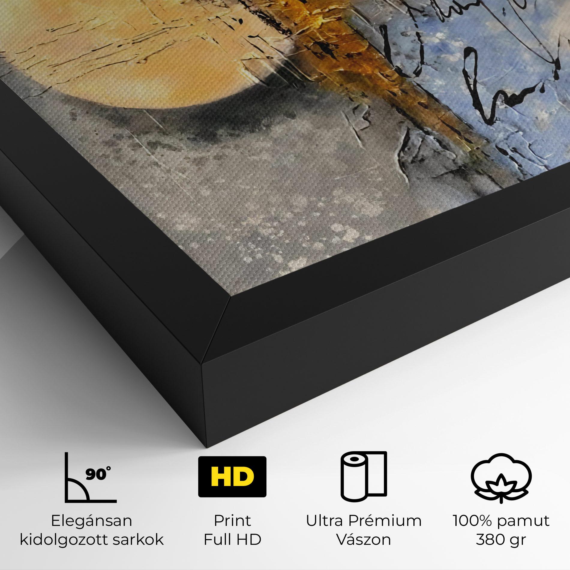 Vászonkép Abstract Moons mockup 4