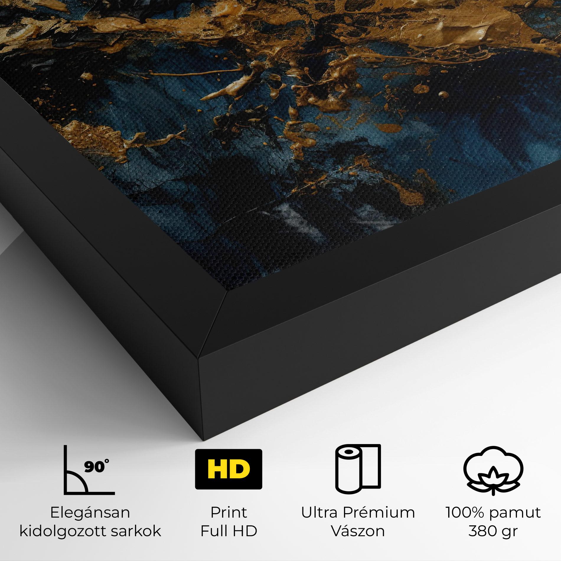 Vászonkép Gold Explosion mockup 4