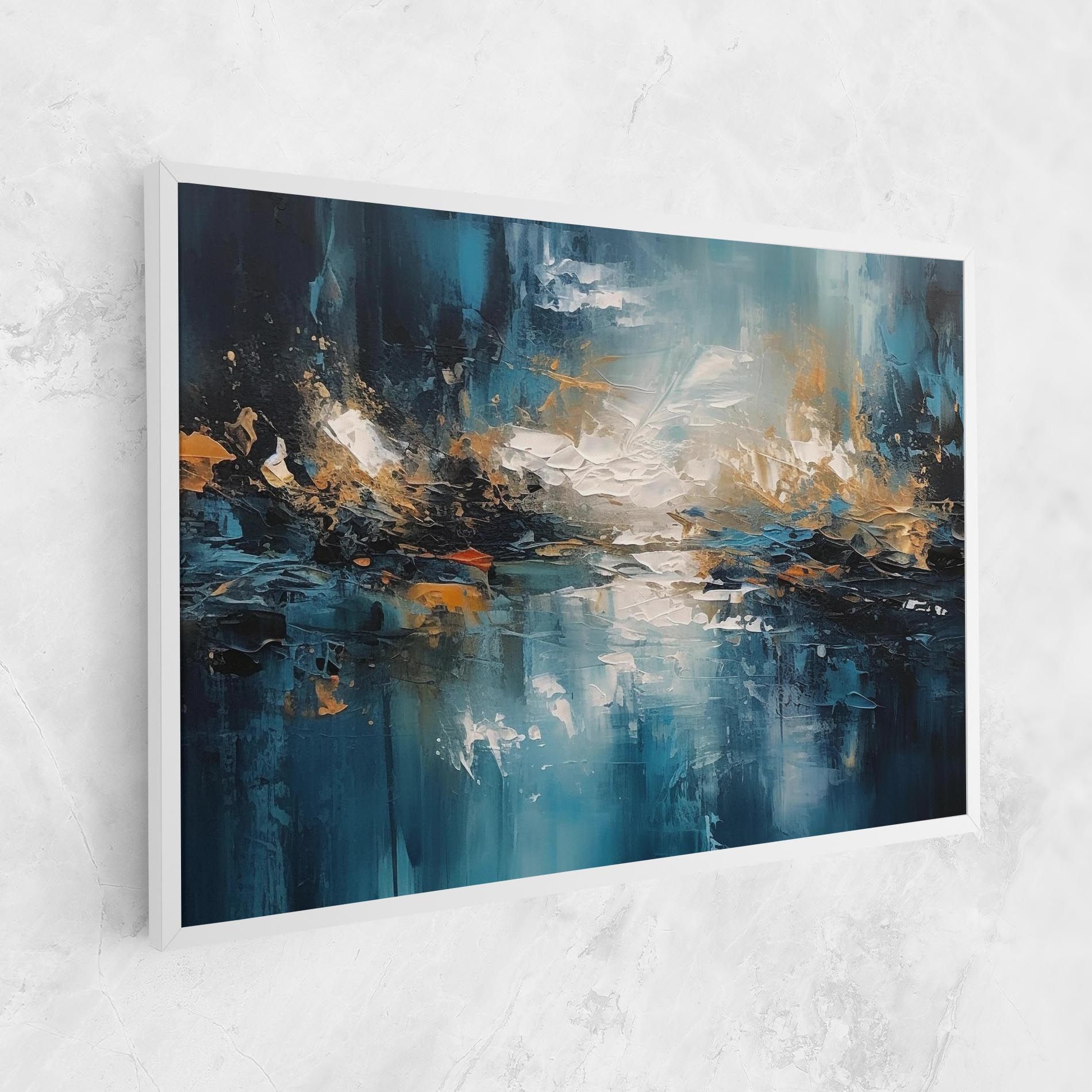 Abstract Blue Art mockup 1