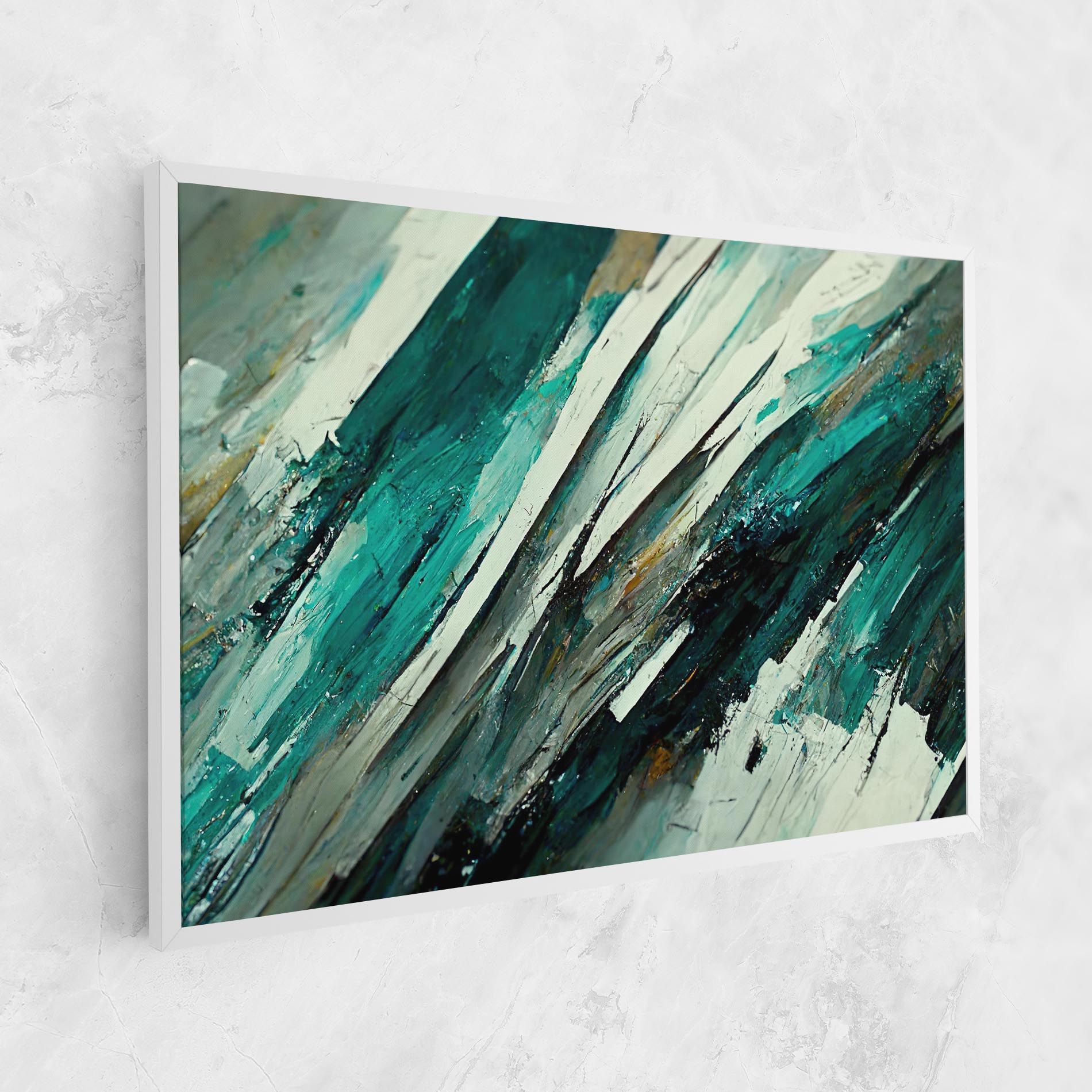 Abstract Green Artwork mockup 1