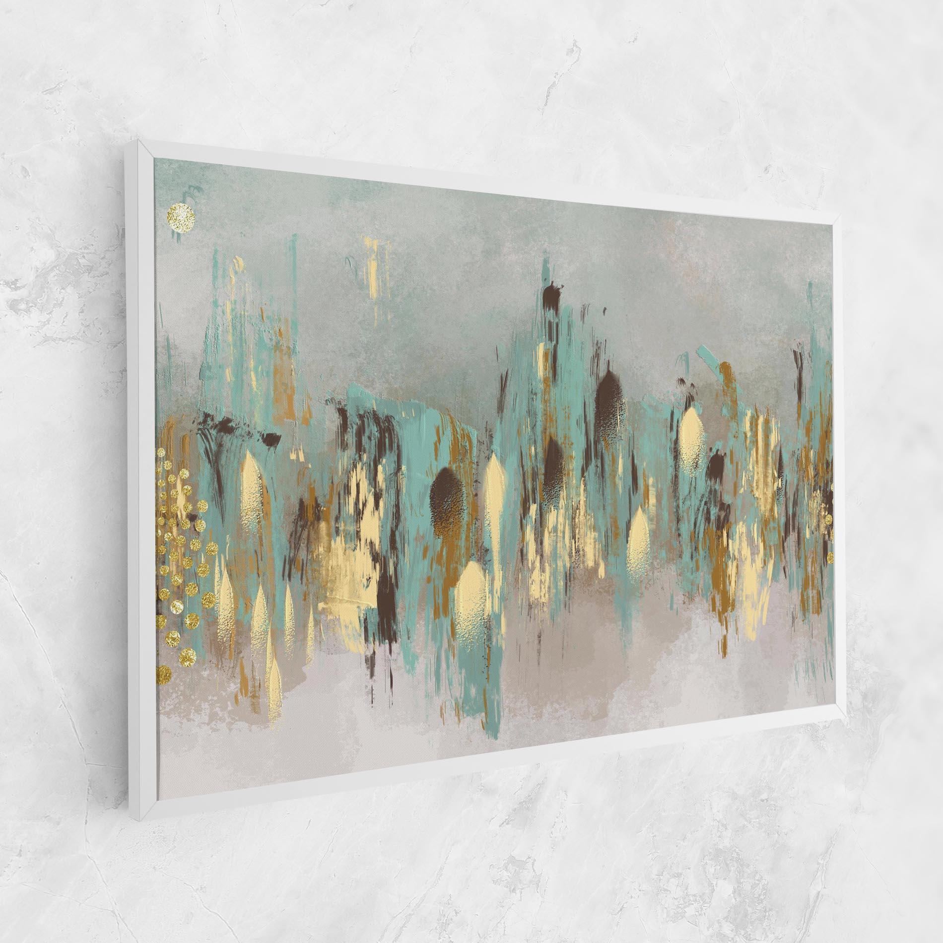 Vászonkép Gold Spiral Points mockup 1