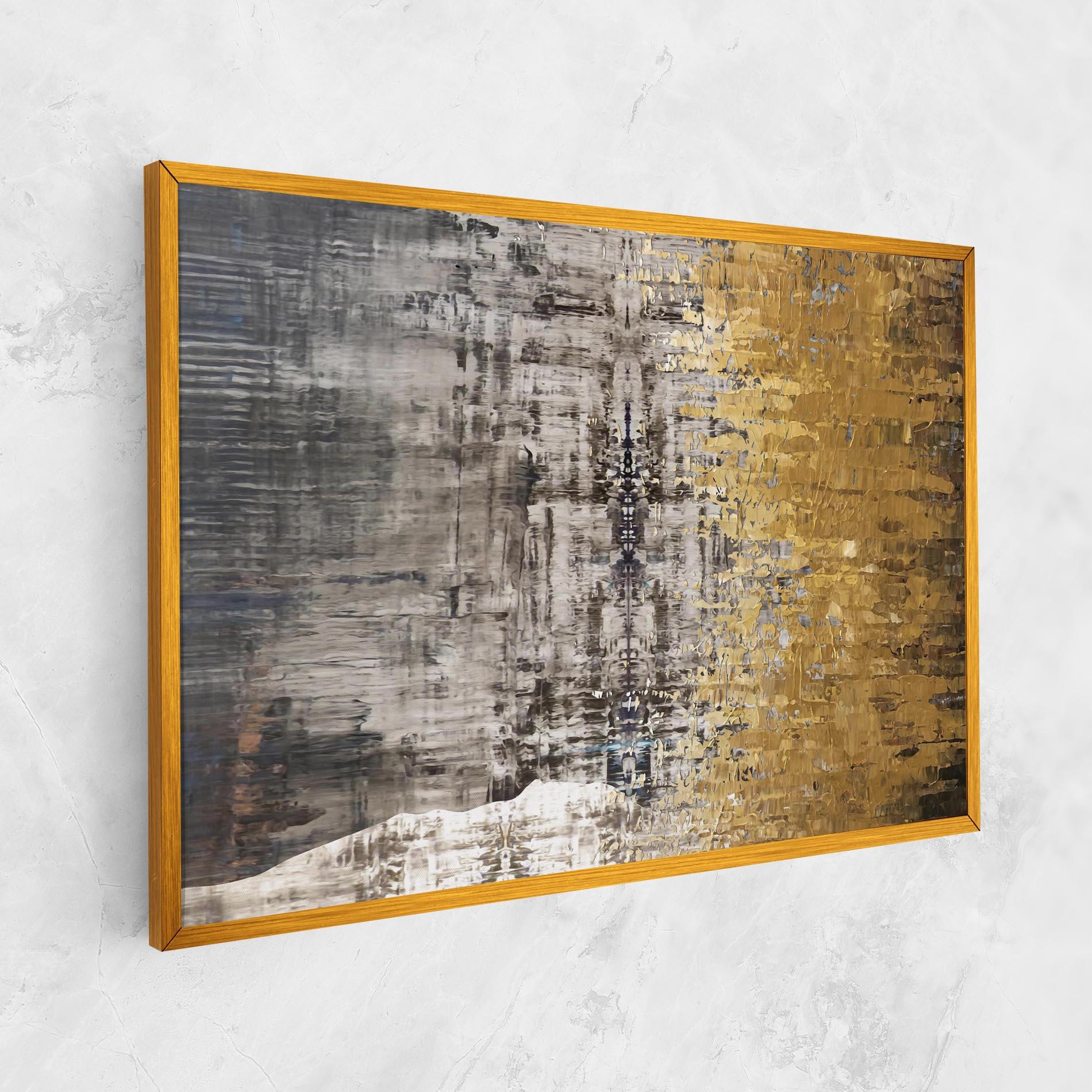 Vászonkép Gold Oil Paint mockup 1