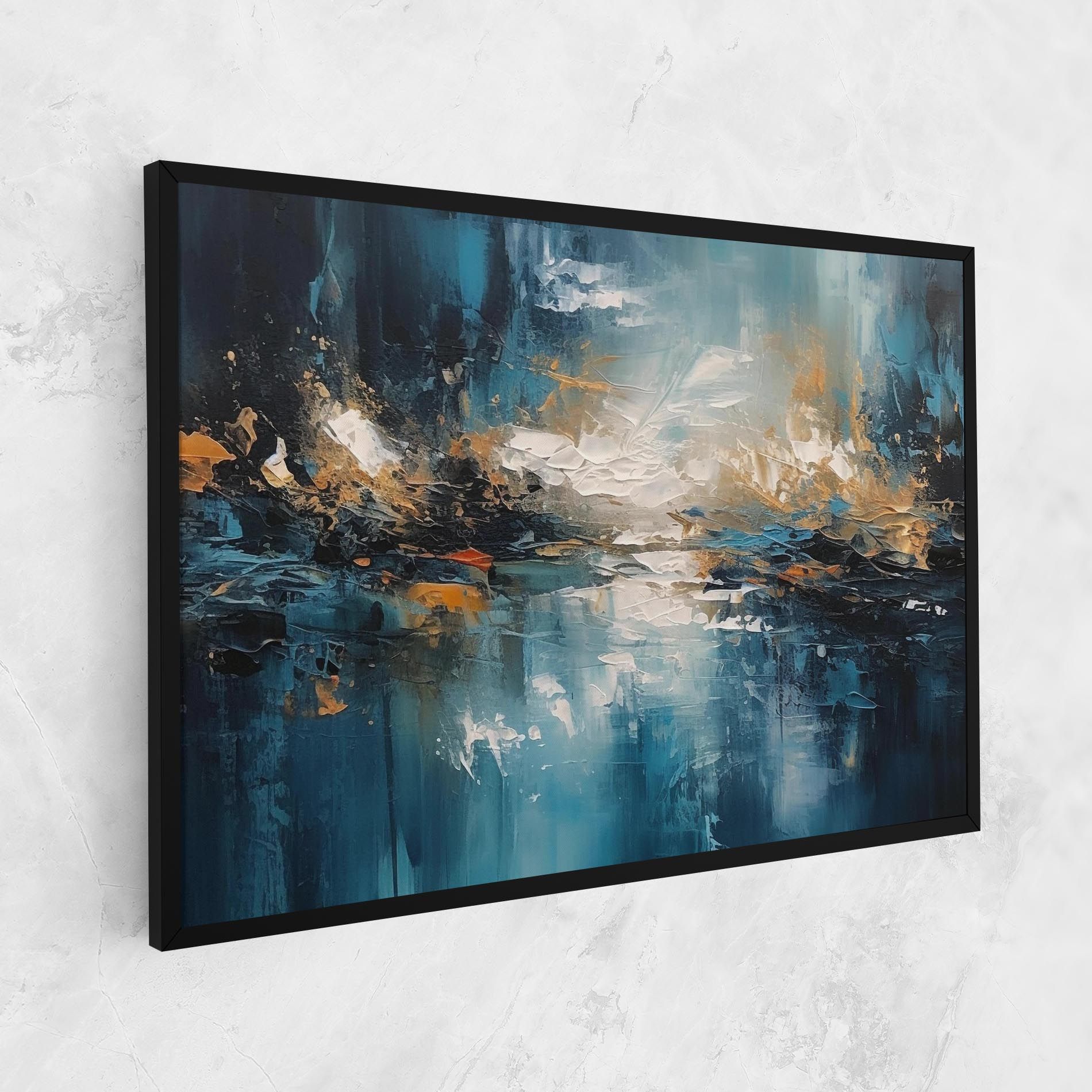 Abstract Blue Art mockup 1
