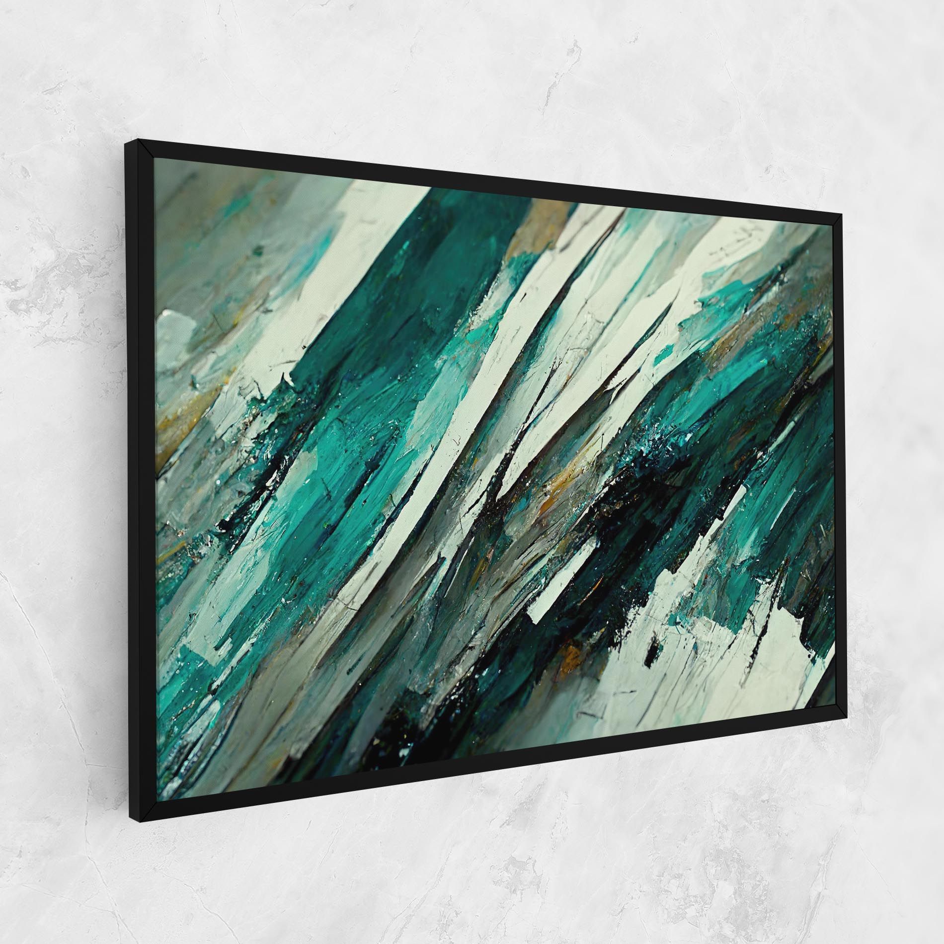 Abstract Green Artwork mockup 1