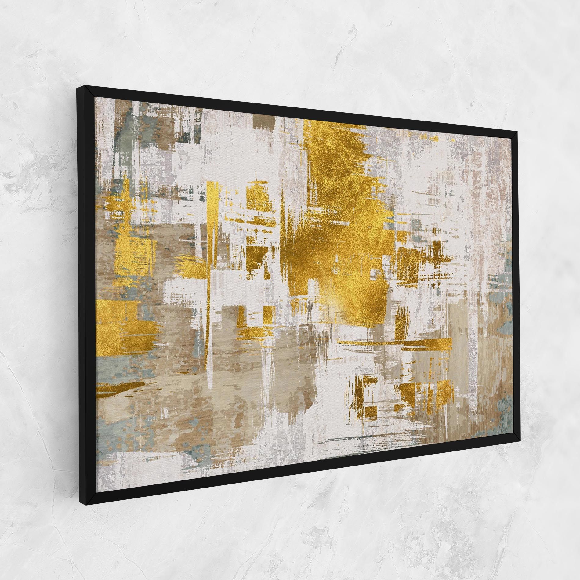 Gold And White Brush mockup 1