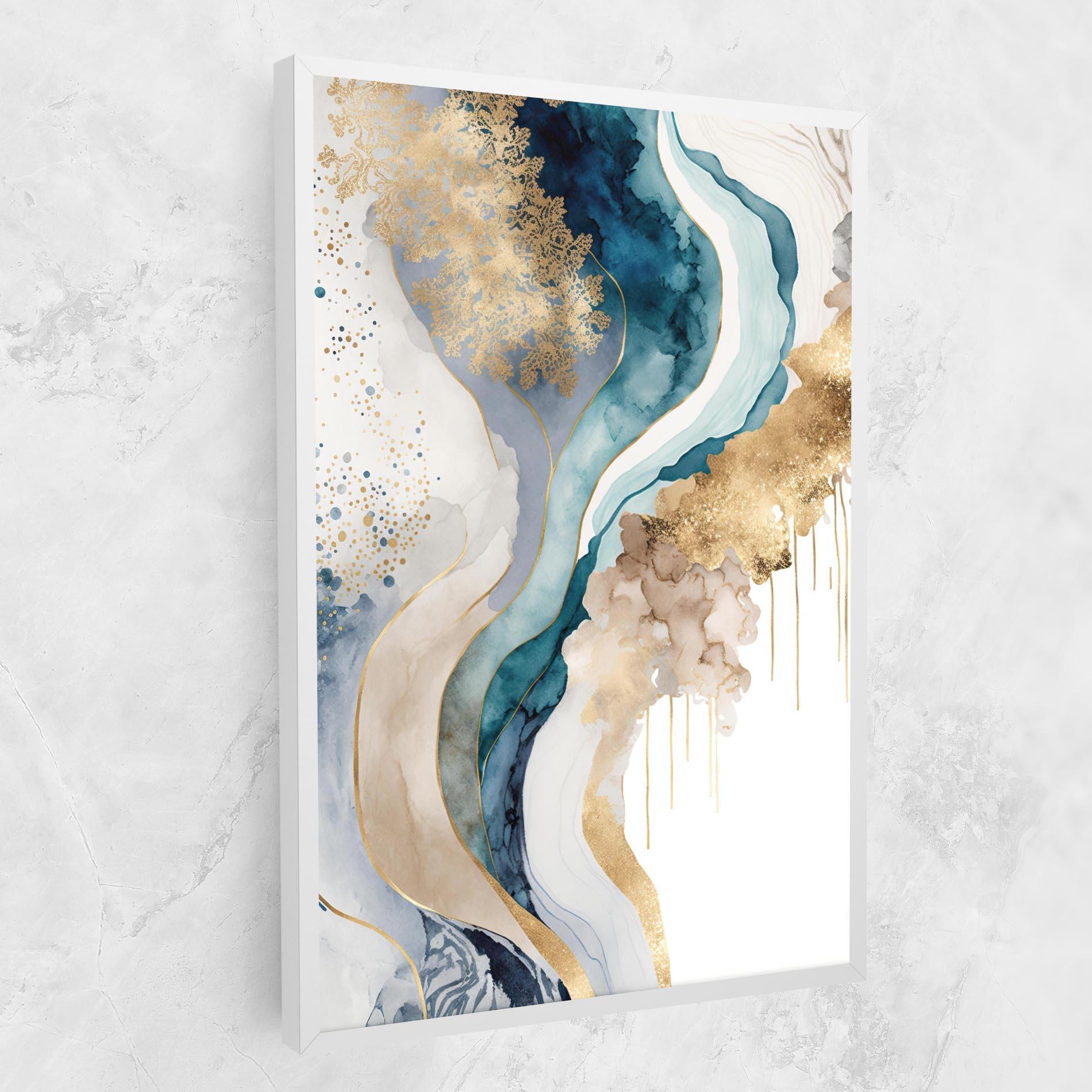 Vászonkép Light Blue Waves mockup 1