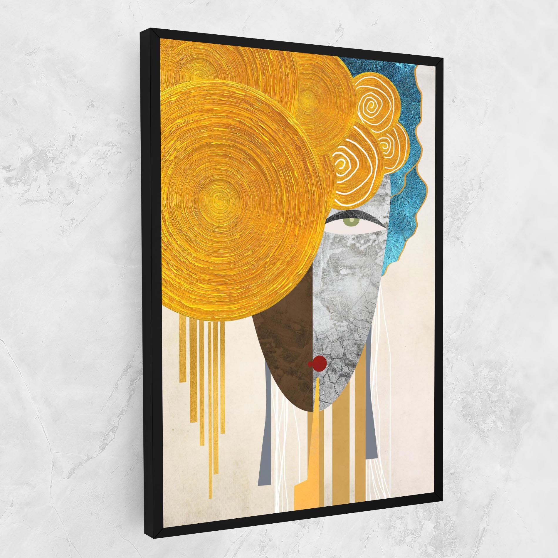 Abstract Grey Face 1 mockup 1