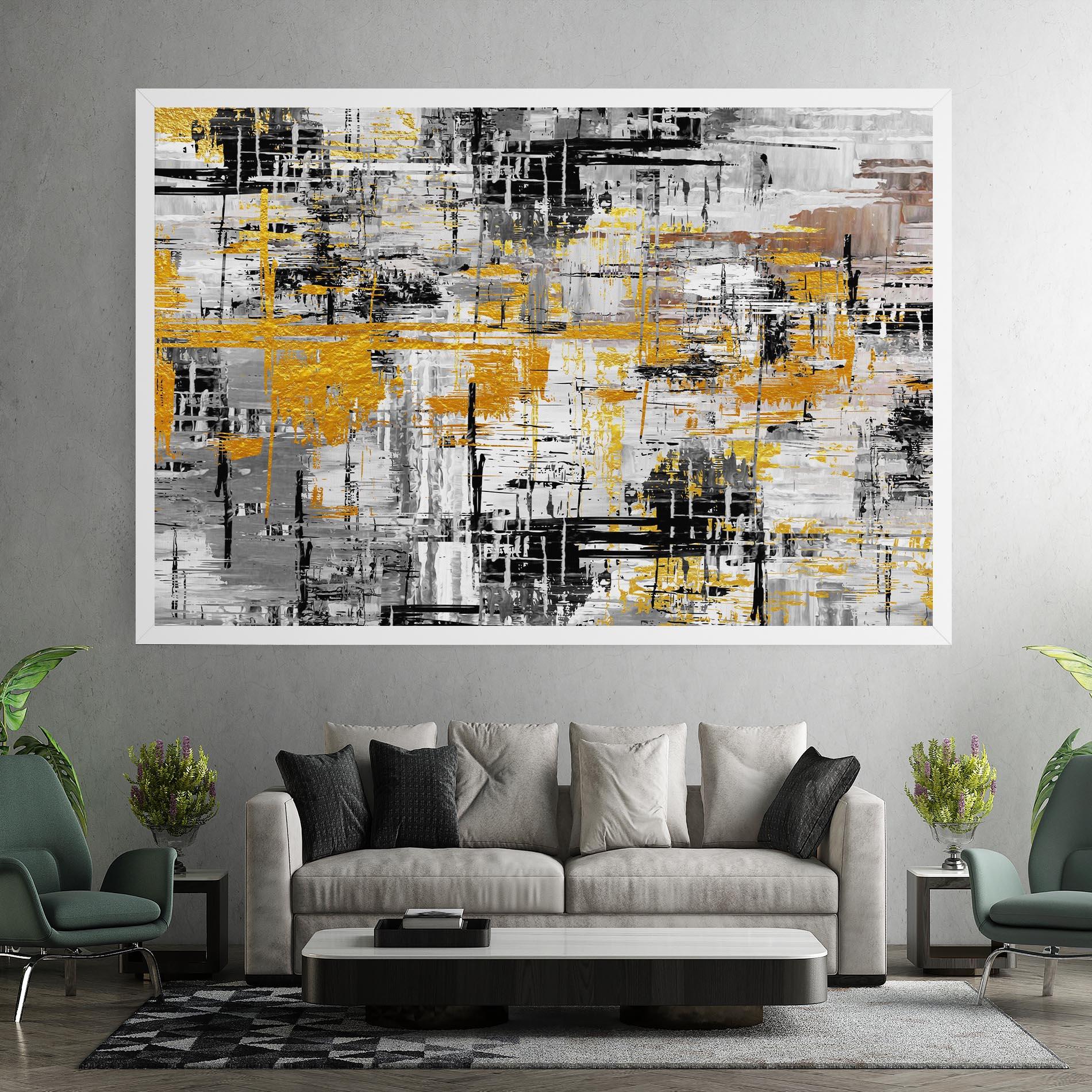 Vászonkép Abstract Mix Color mockup 7