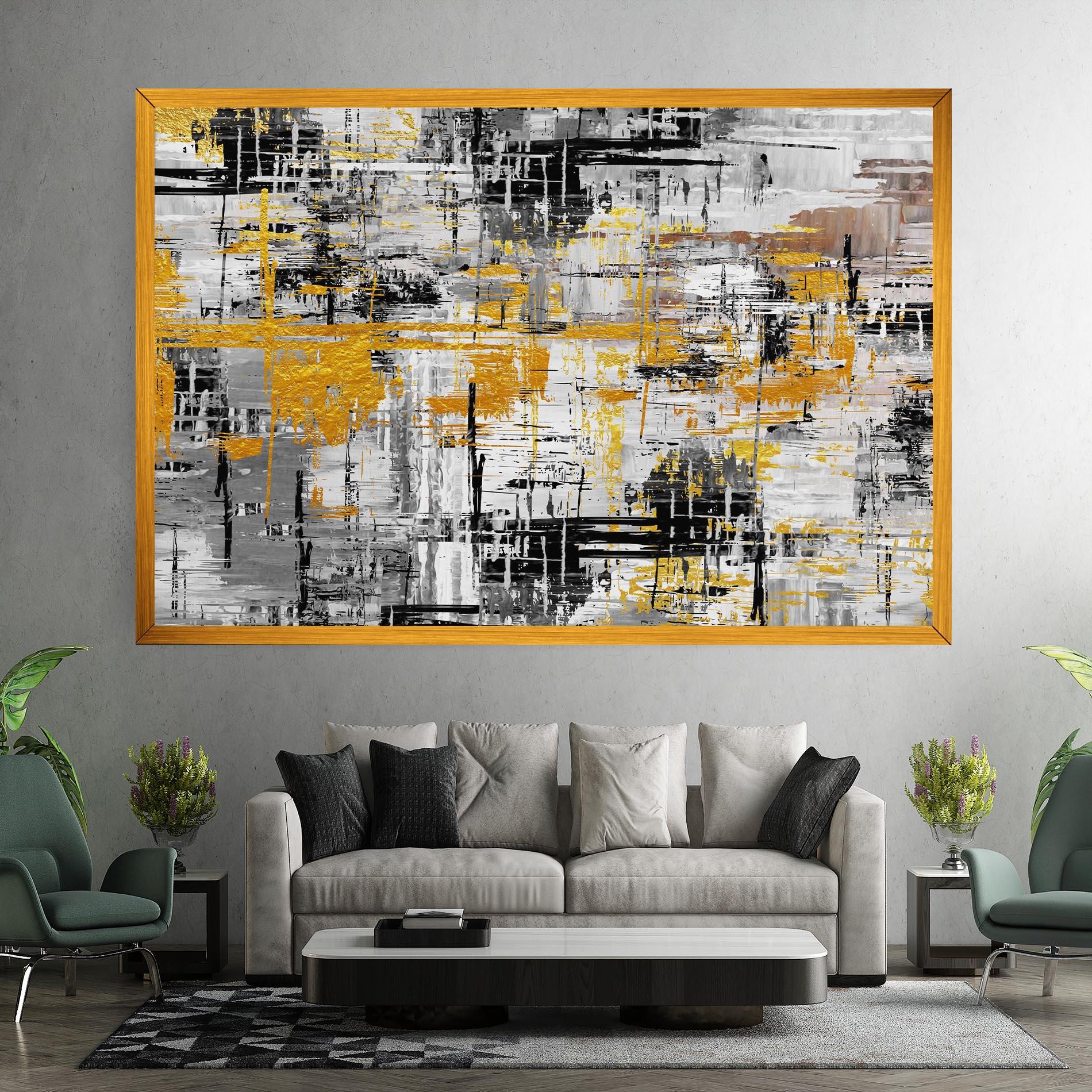 Vászonkép Abstract Mix Color mockup 7