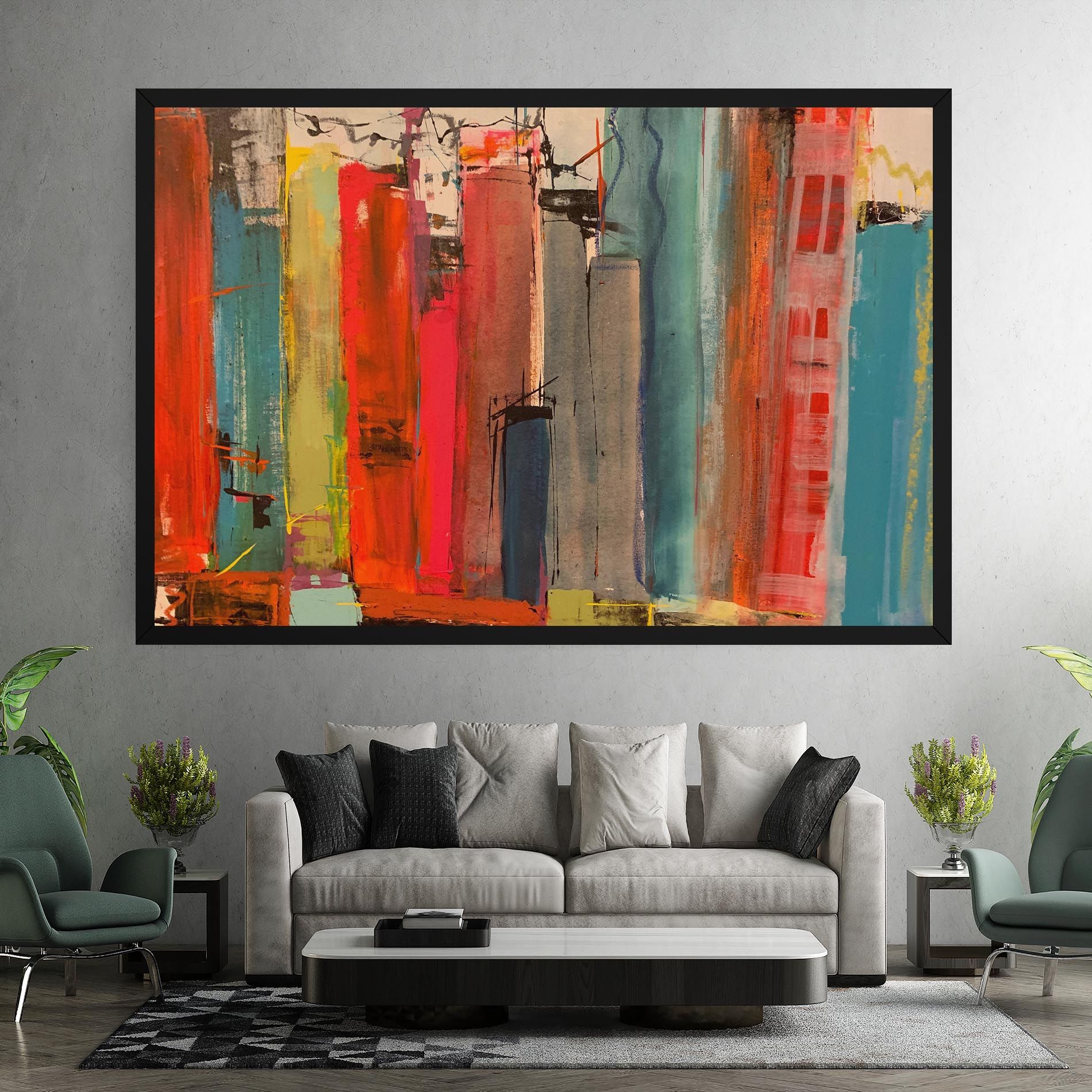 Abstract Buildings mockup 7