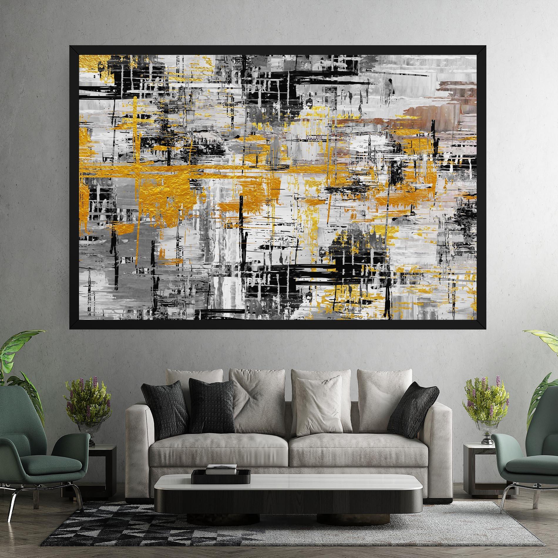 Vászonkép Abstract Mix Color mockup 7