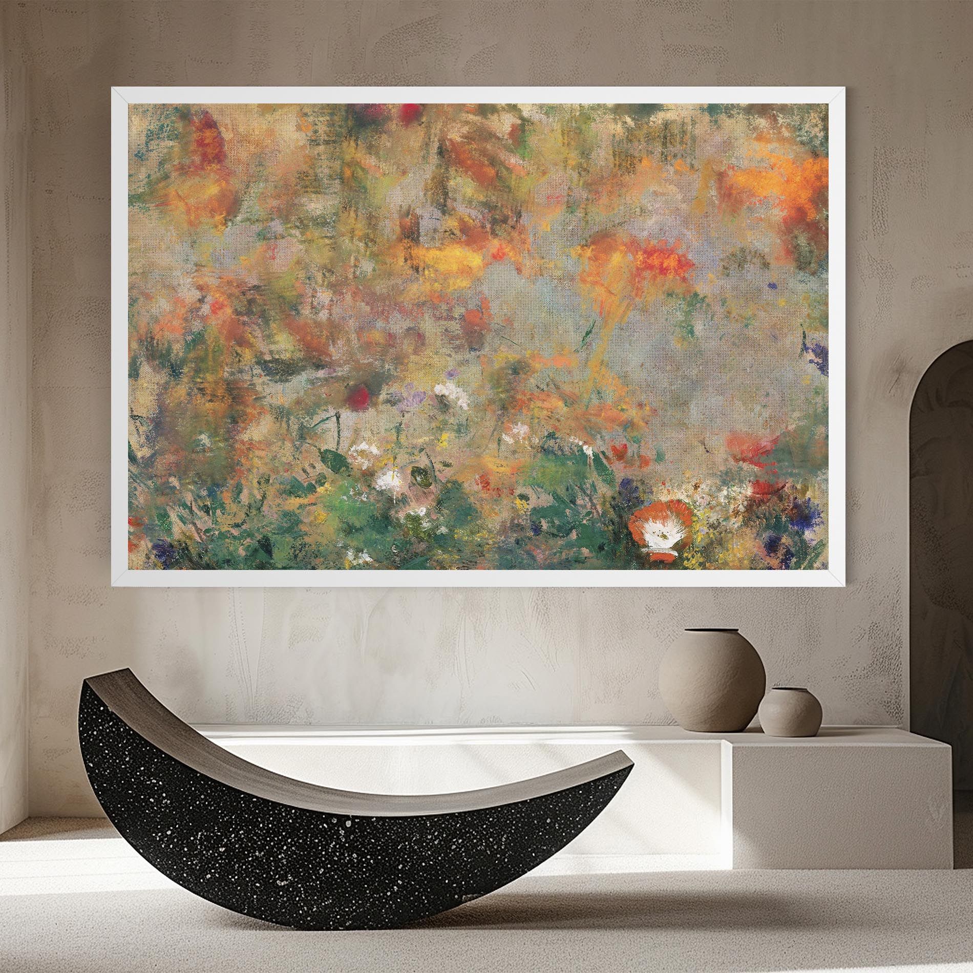 Abstract Flowers mockup 8