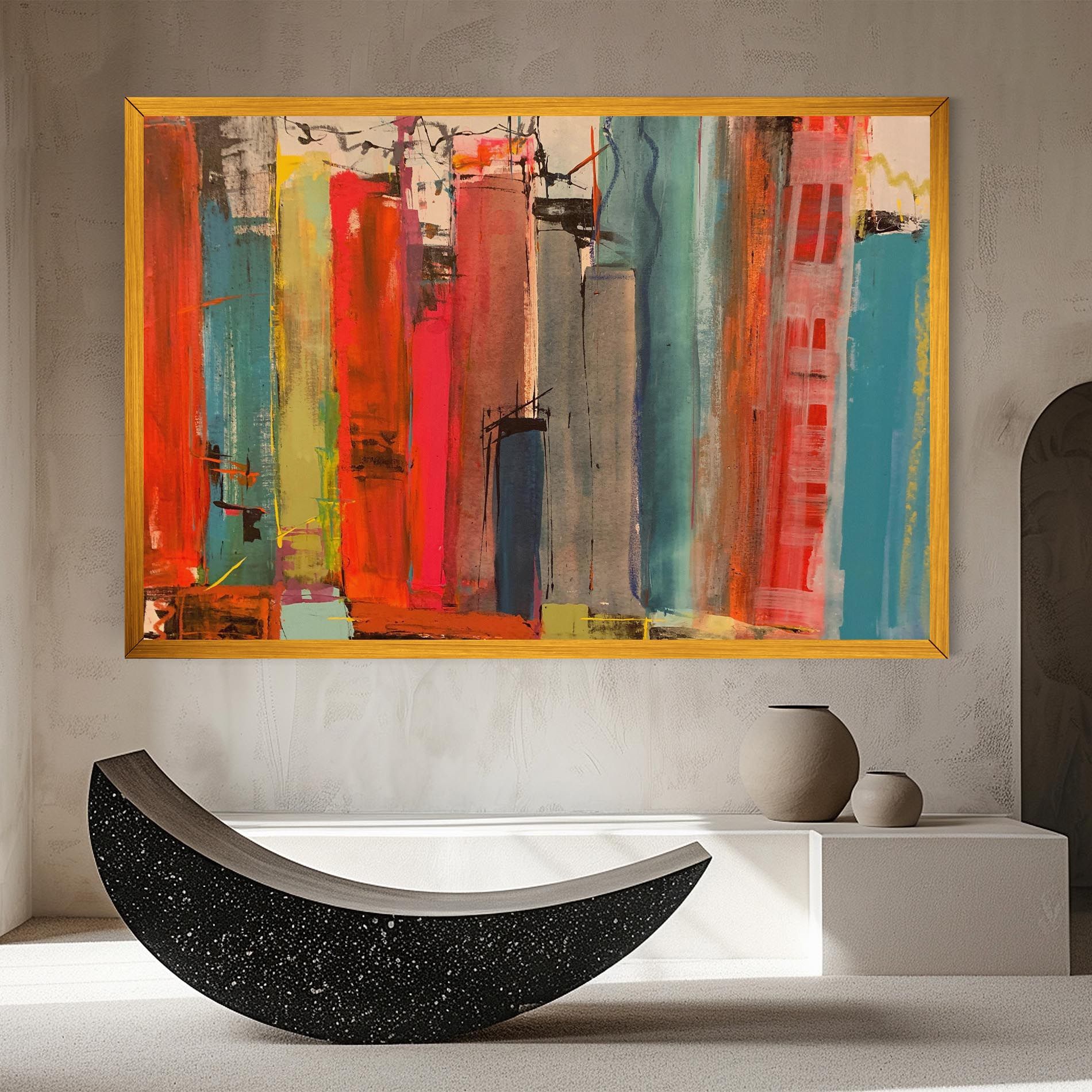 Abstract Buildings mockup 8