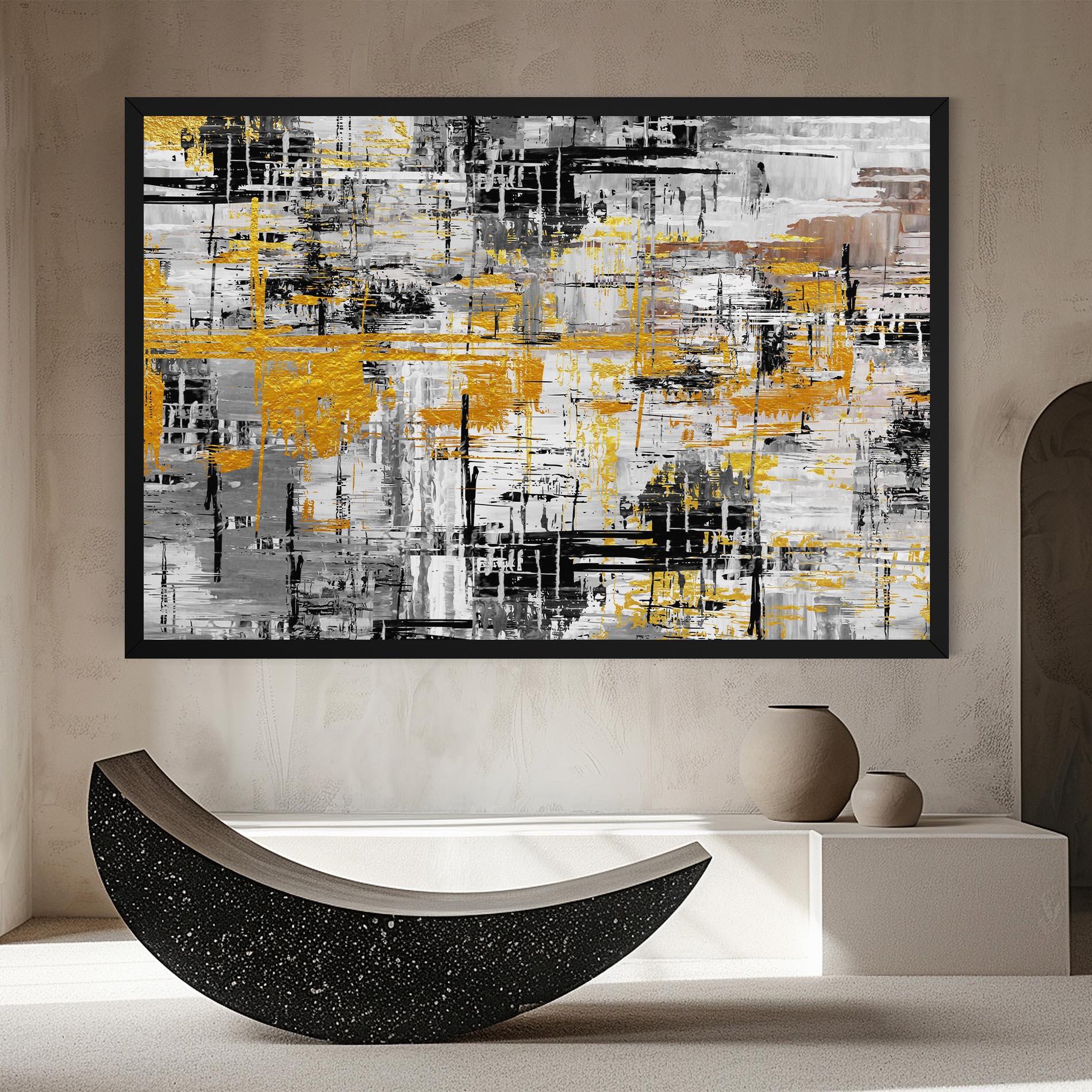 Vászonkép Abstract Mix Color mockup 8