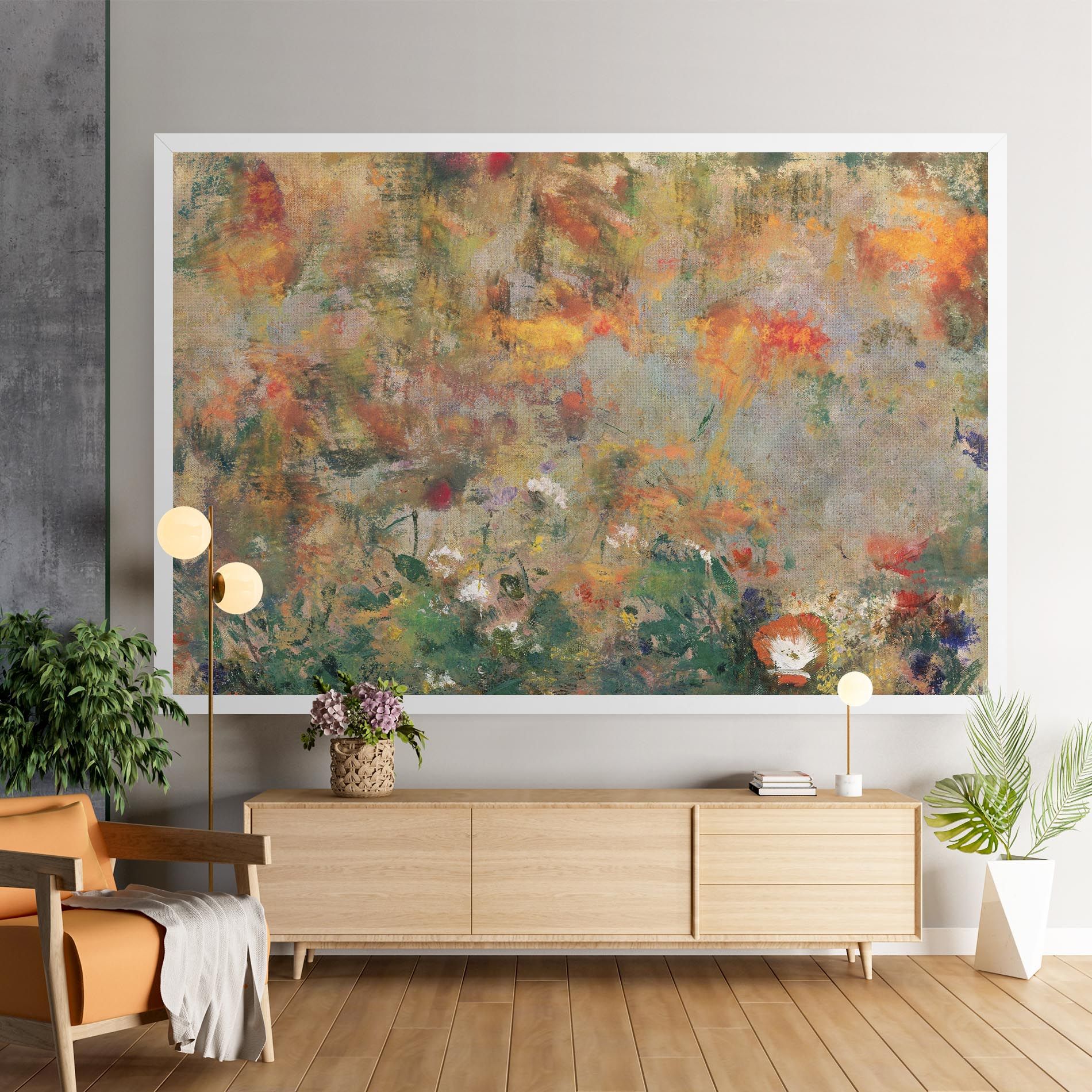 Abstract Flowers mockup 9