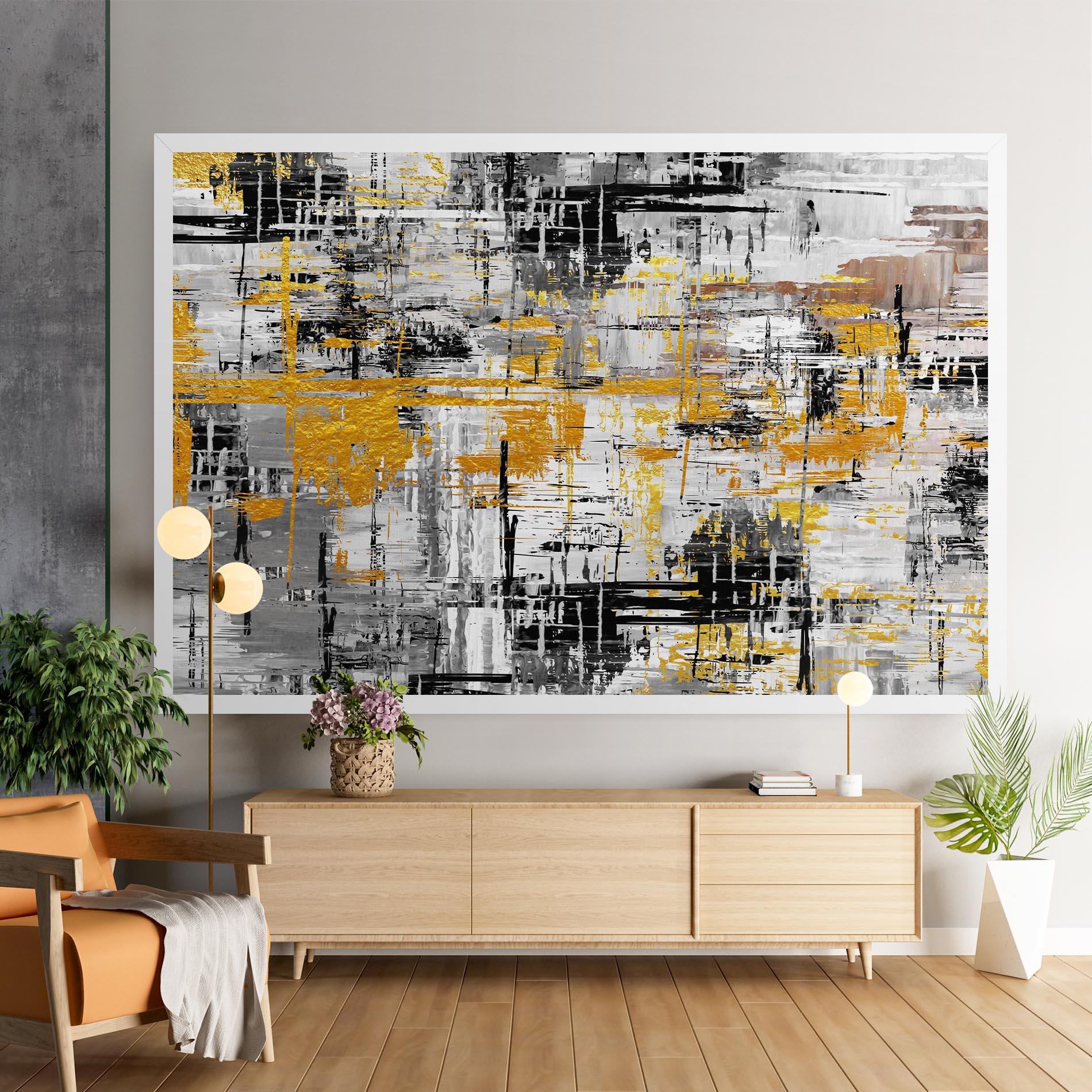 Vászonkép Abstract Mix Color mockup 9