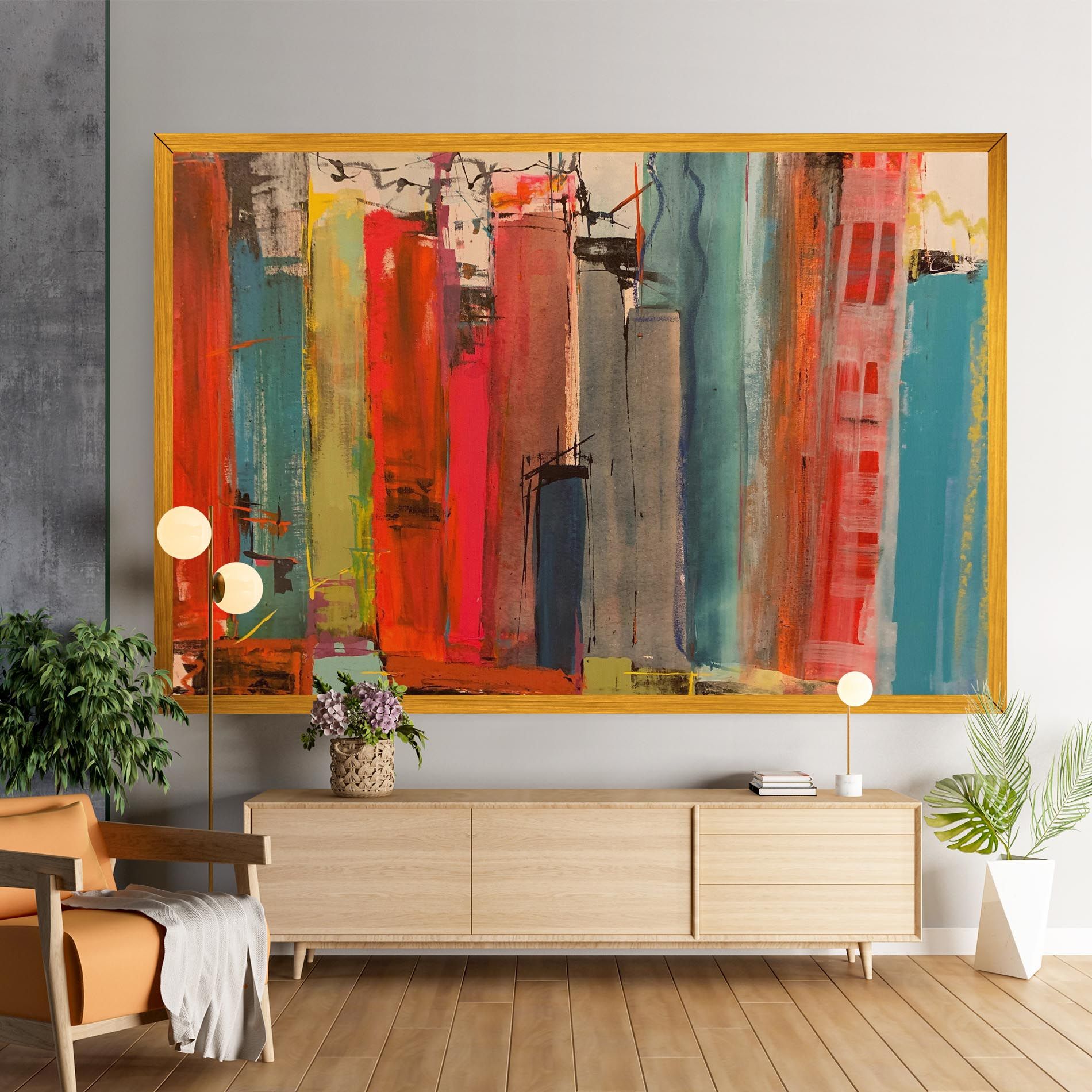 Abstract Buildings mockup 9