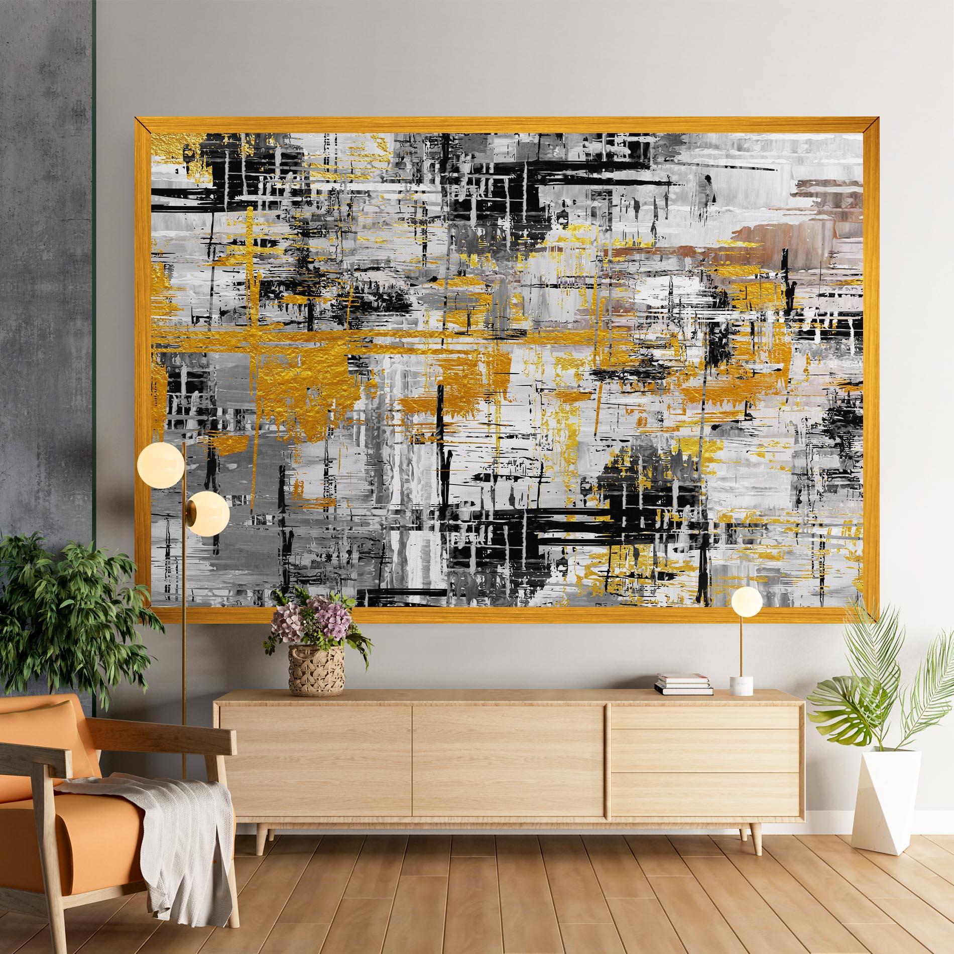 Vászonkép Abstract Mix Color mockup 9