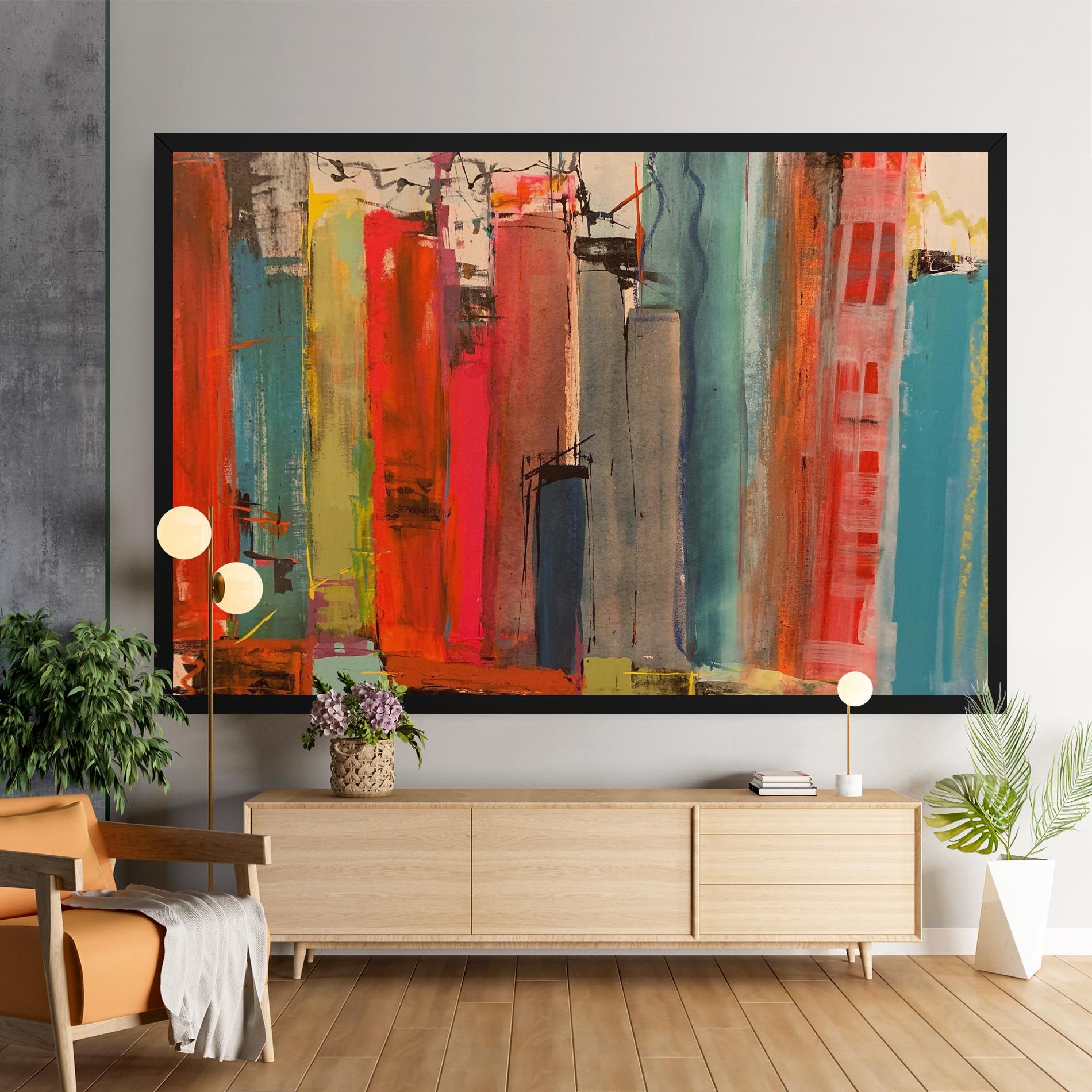 Abstract Buildings mockup 9