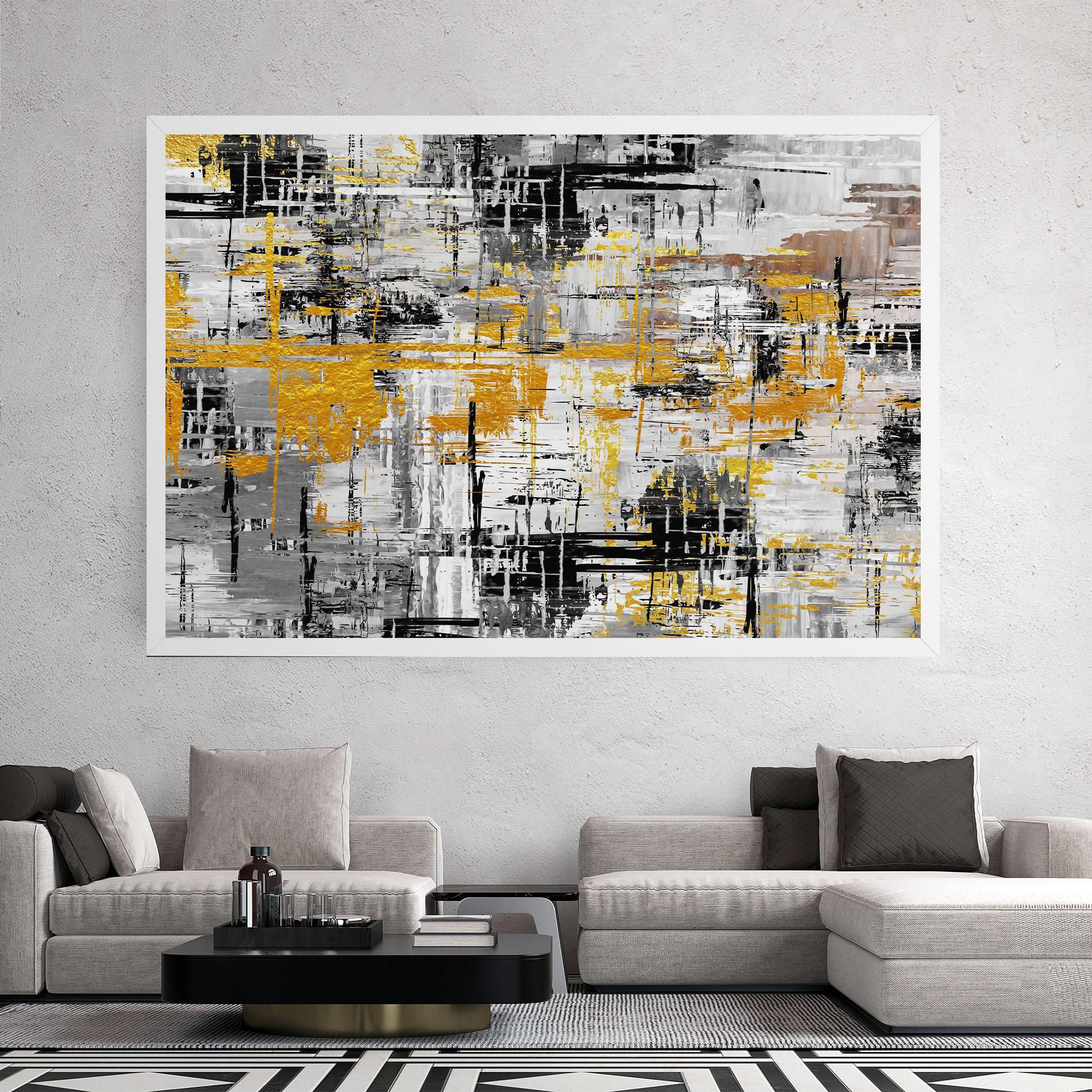 Vászonkép Abstract Mix Color mockup 2