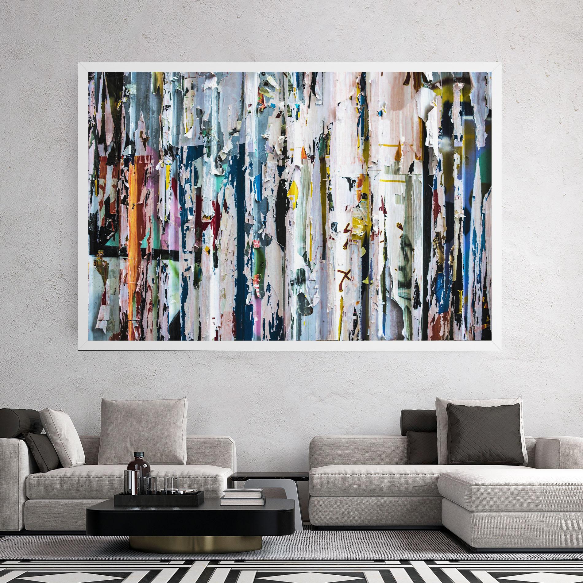 Vászonkép Abstract Torn Paper mockup 2