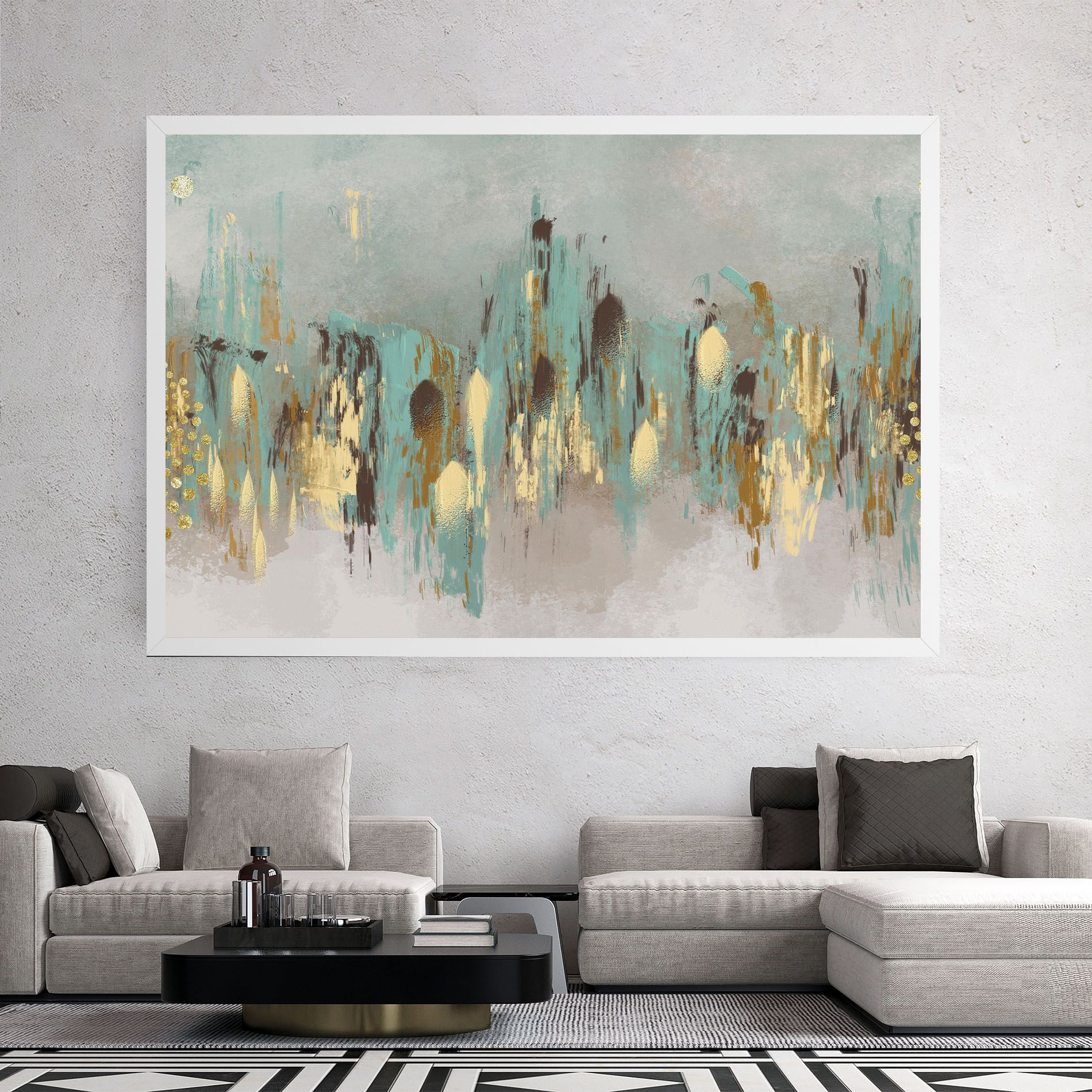 Gold Spiral Points mockup 2