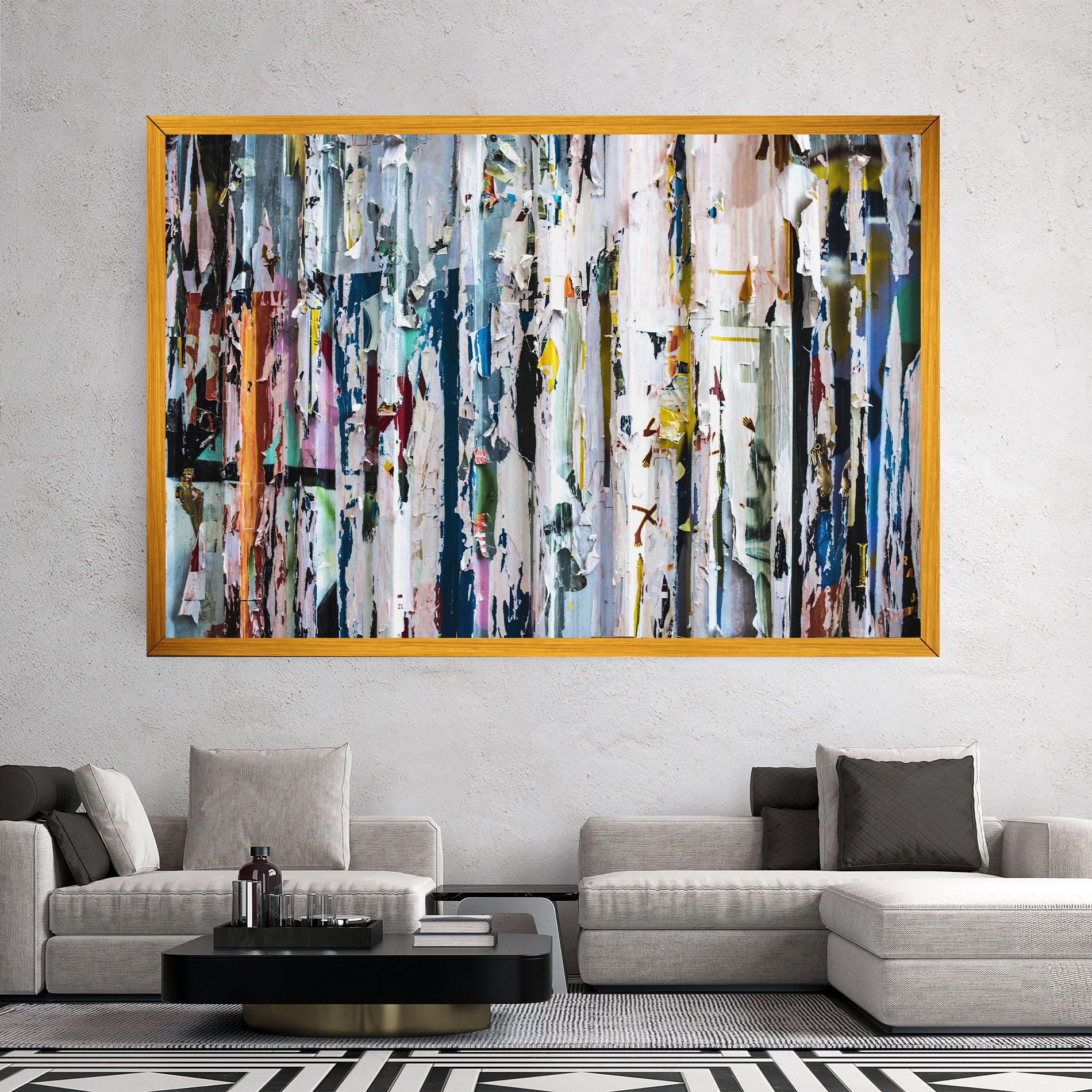 Vászonkép Abstract Torn Paper mockup 2