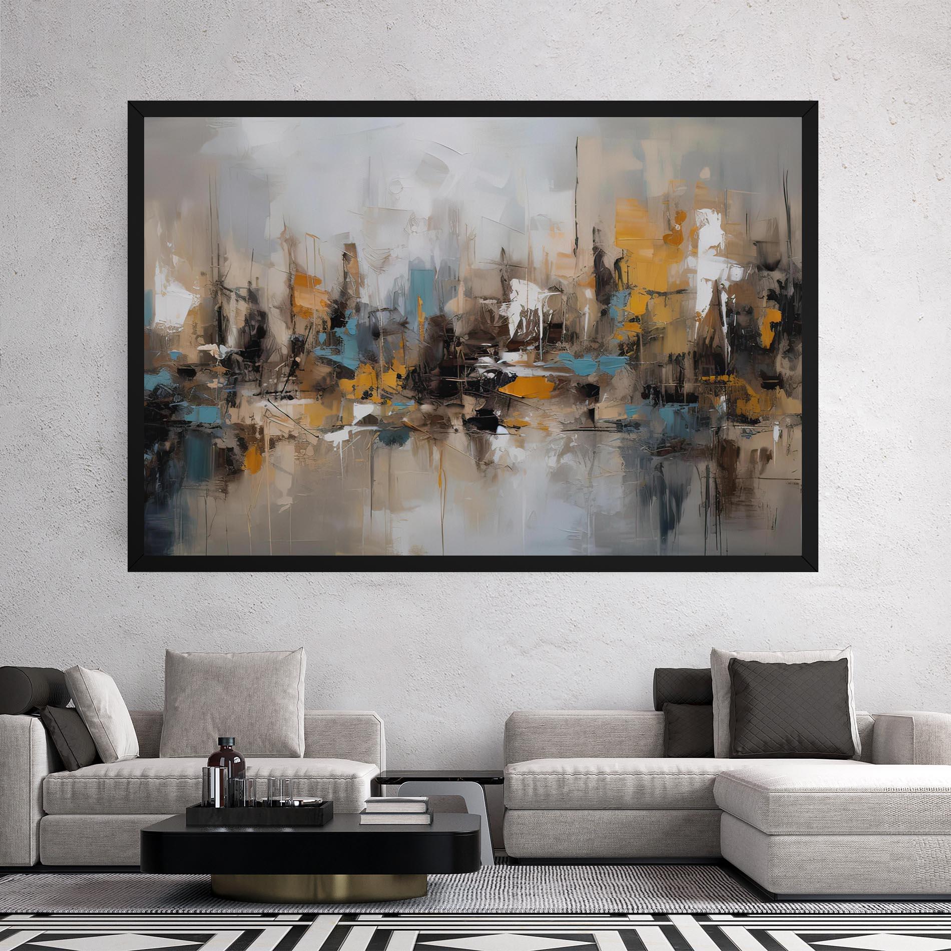 Vászonkép Abstract Los Angeles mockup 2