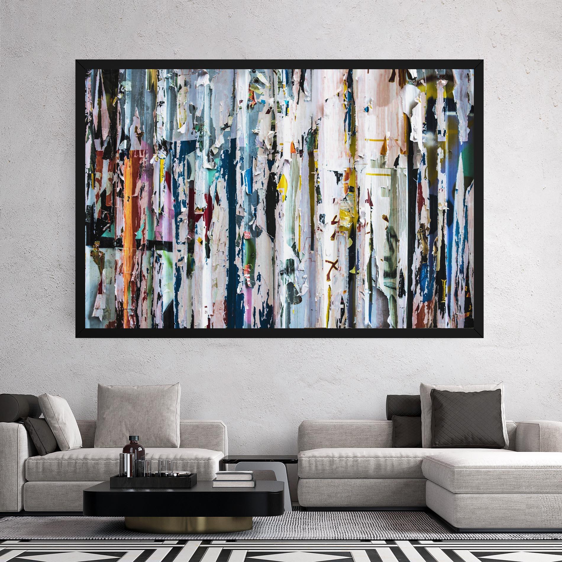 Vászonkép Abstract Torn Paper mockup 2